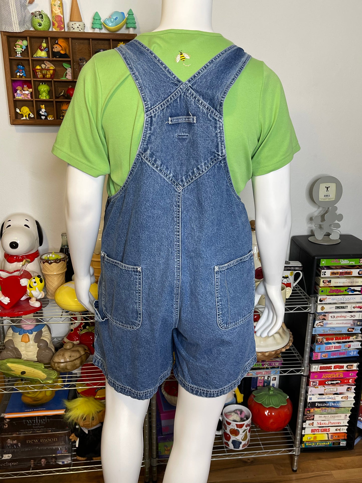 Vintage  2000s Medium Wash Gap Denim Overalls Sz XXL