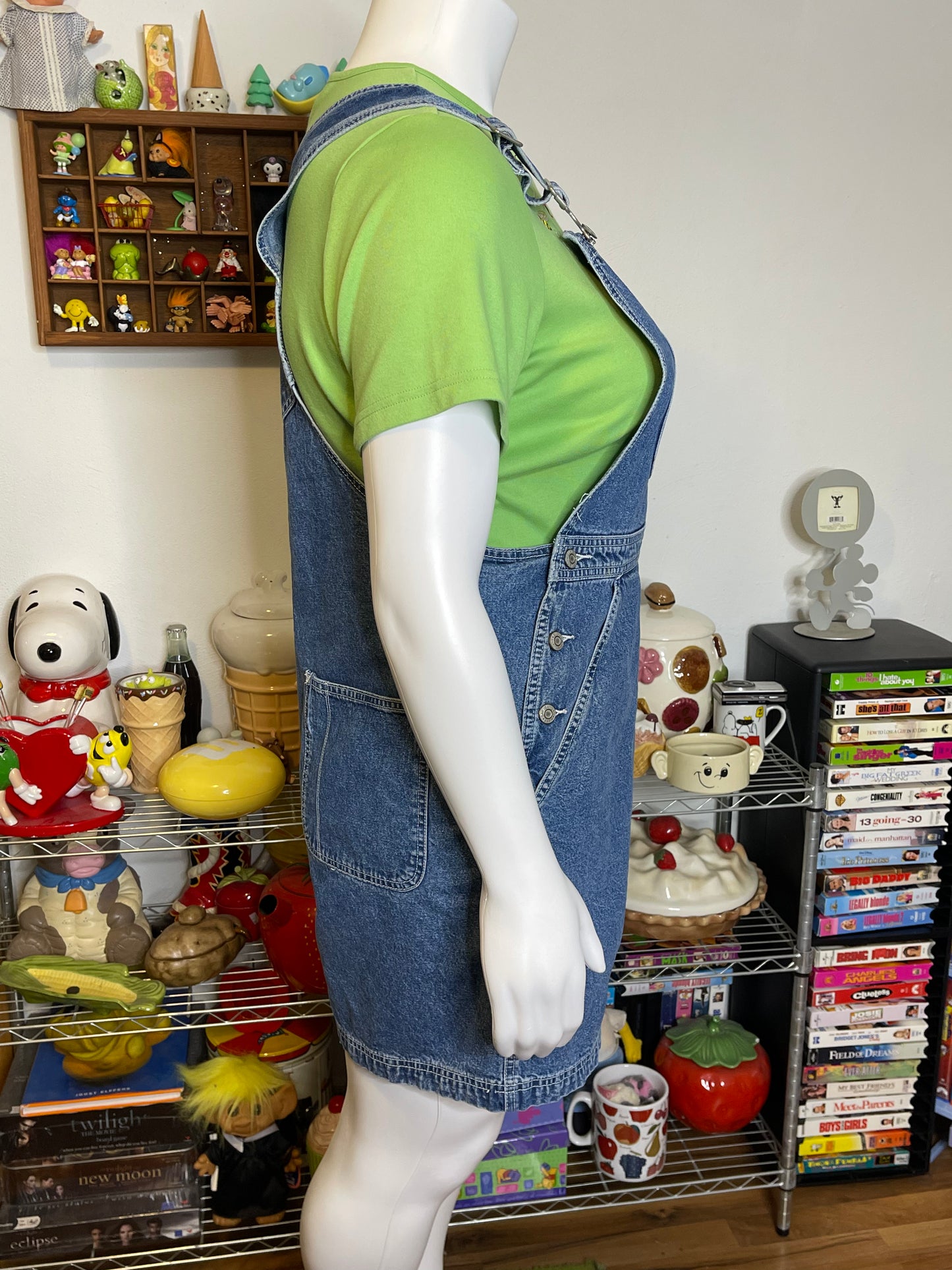 Vintage  2000s Medium Wash Gap Denim Overalls Sz XXL