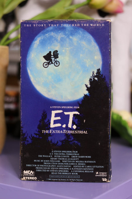 E.T VHS Movie