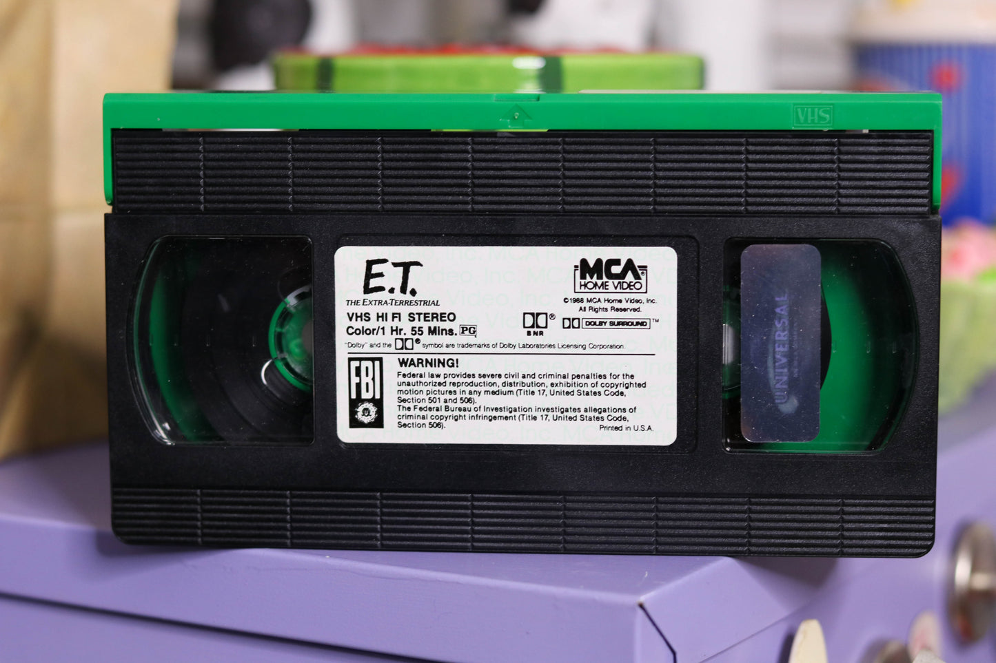 E.T VHS Movie