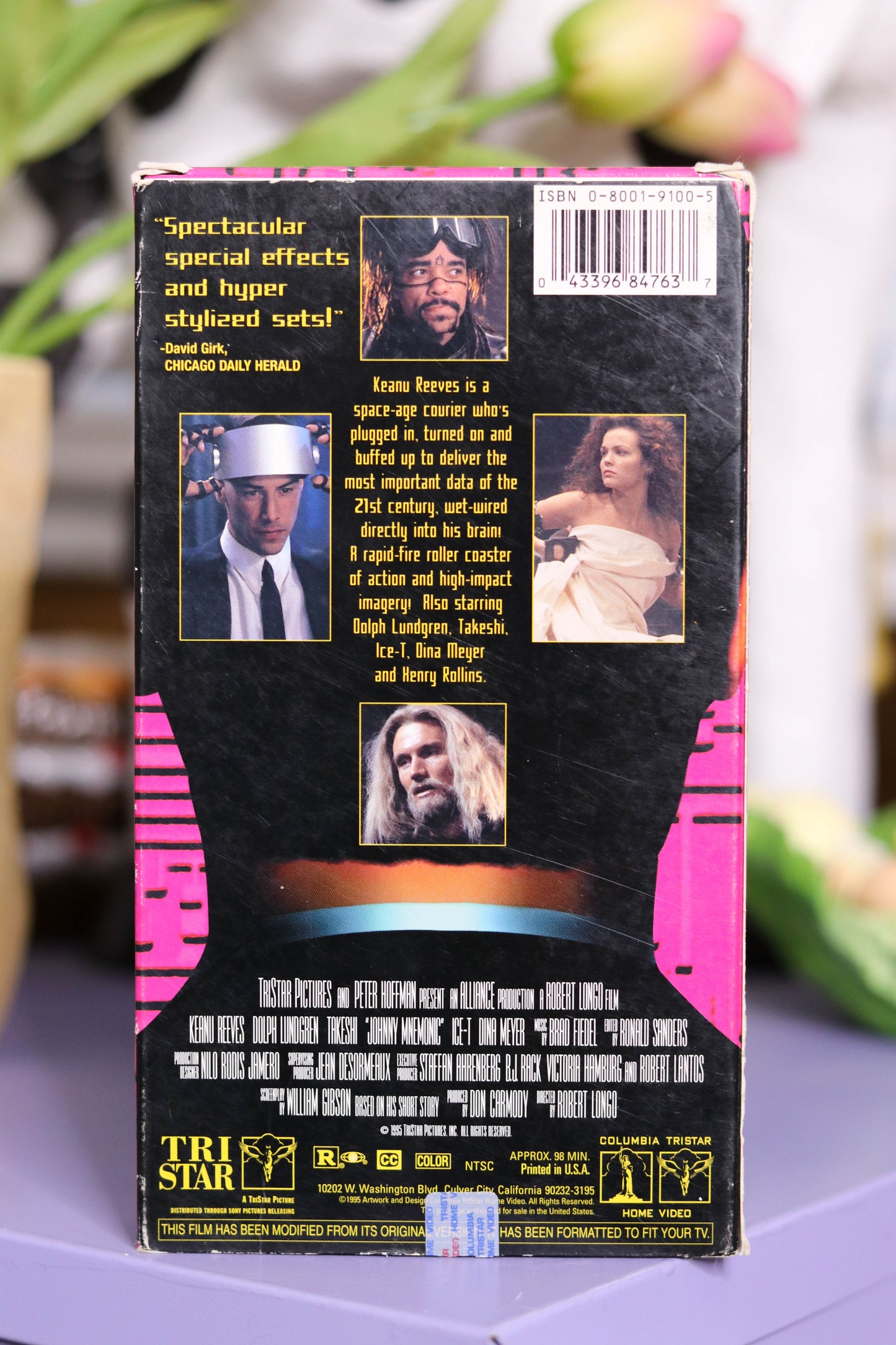 Johnny Mnemonic VHS Movie