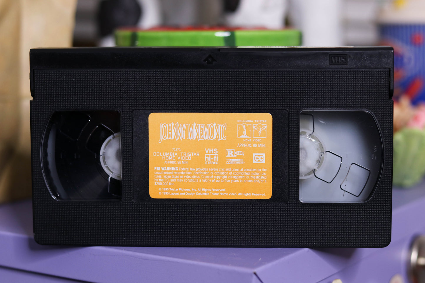 Johnny Mnemonic VHS Movie