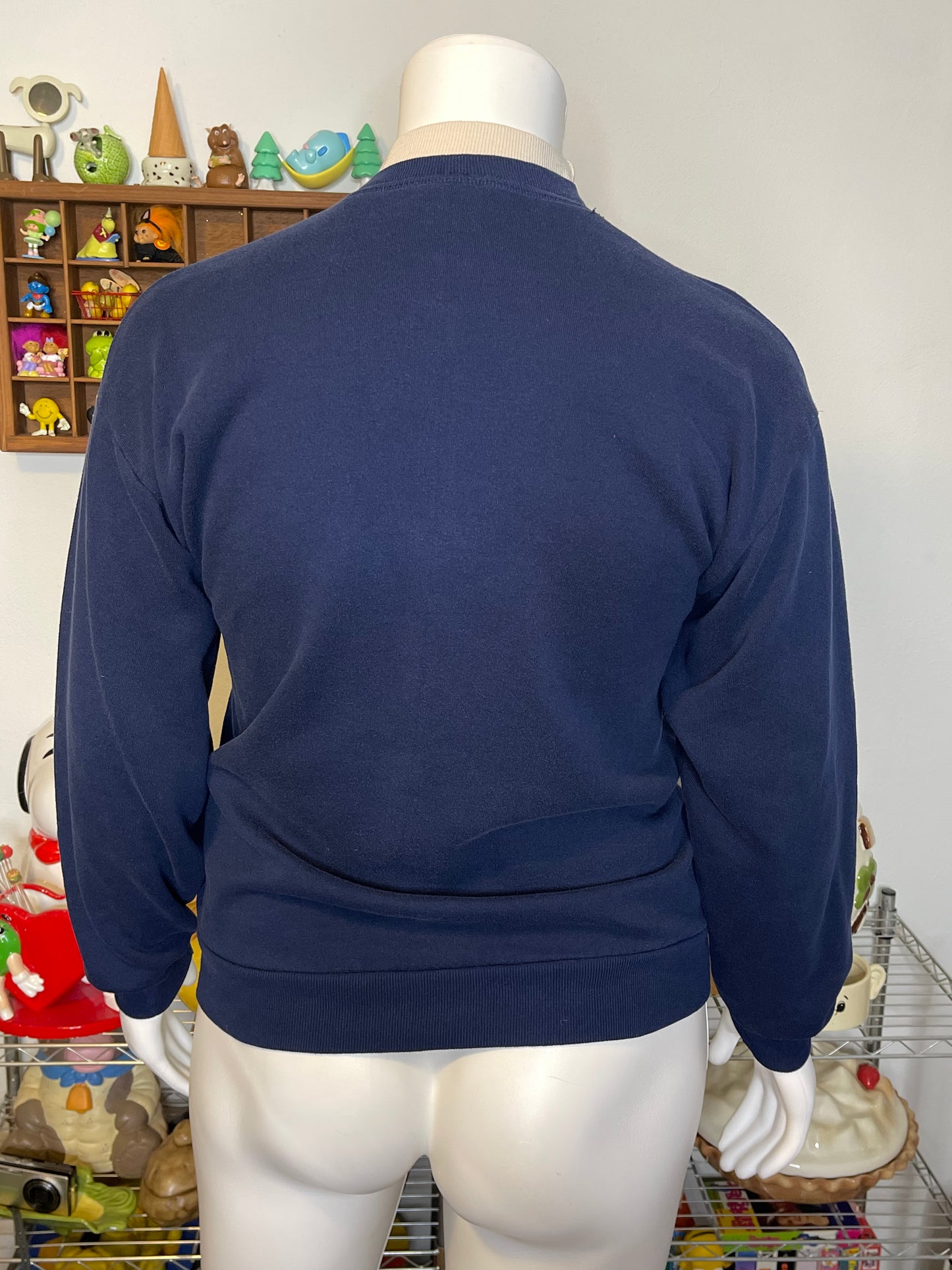 90s Fall Field Mouse Graphic Crewneck Sweater Sz L