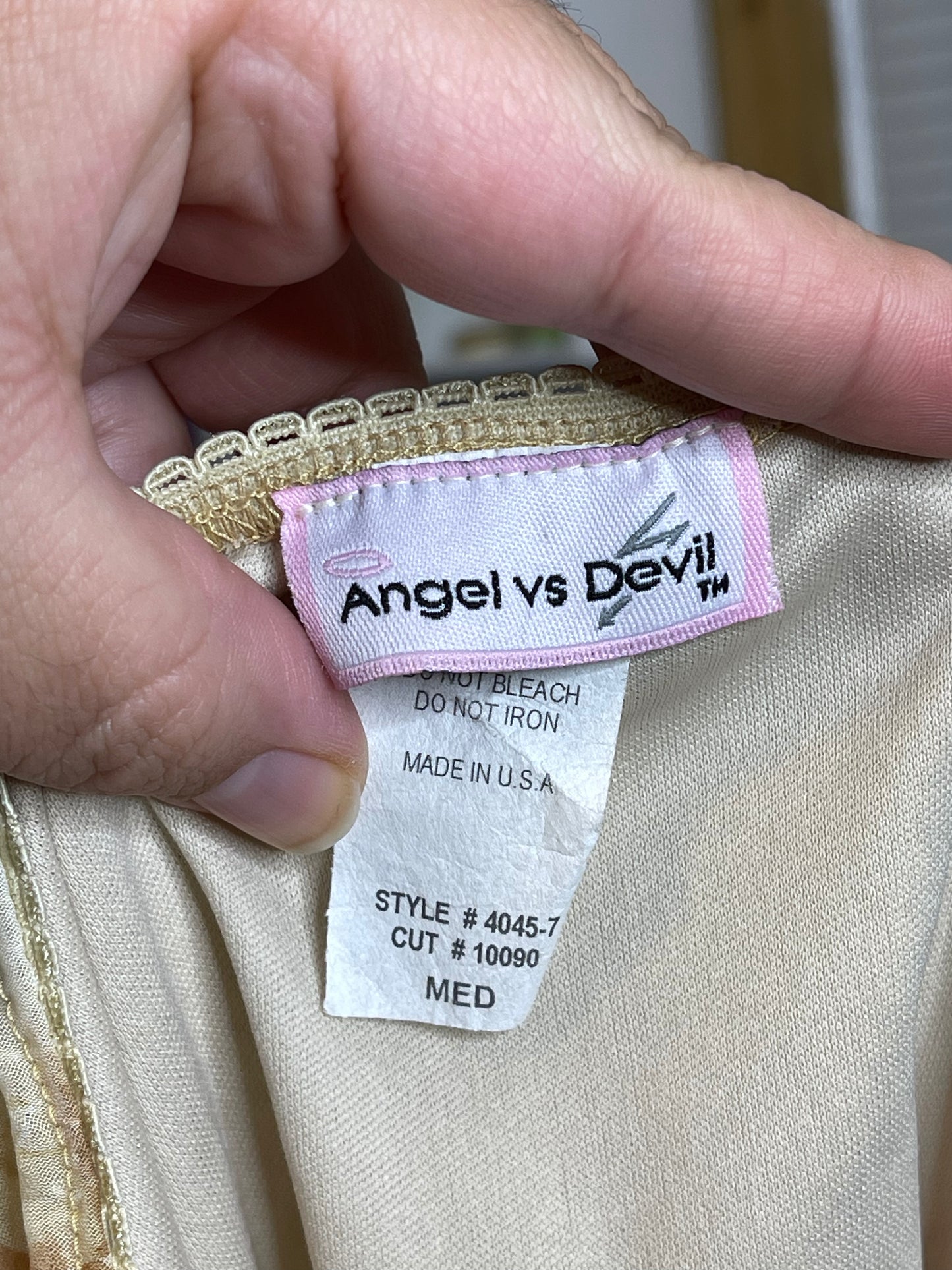 Vintage 2000s Floral Crinkly Texture Midi Skirt Sz M