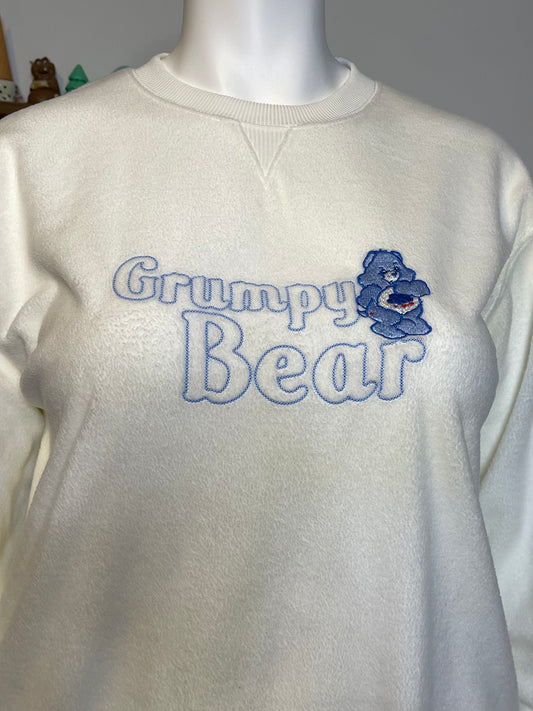 Vintage 2000s Grumpy Care Bear Fleece Sweater Sz L/XL