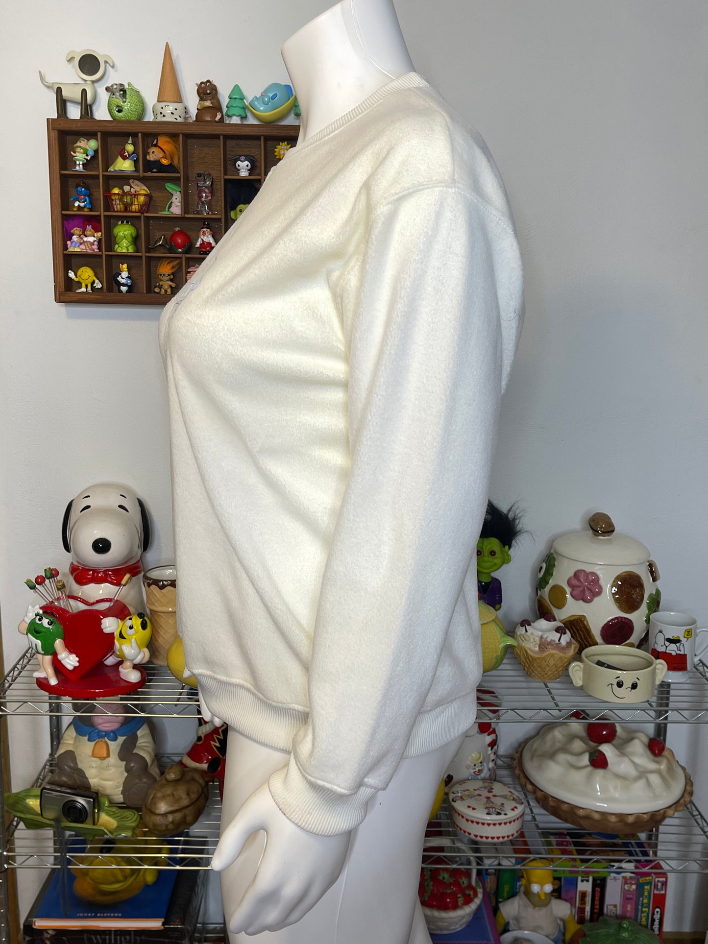 Vintage 2000s Grumpy Care Bear Fleece Sweater Sz L/XL