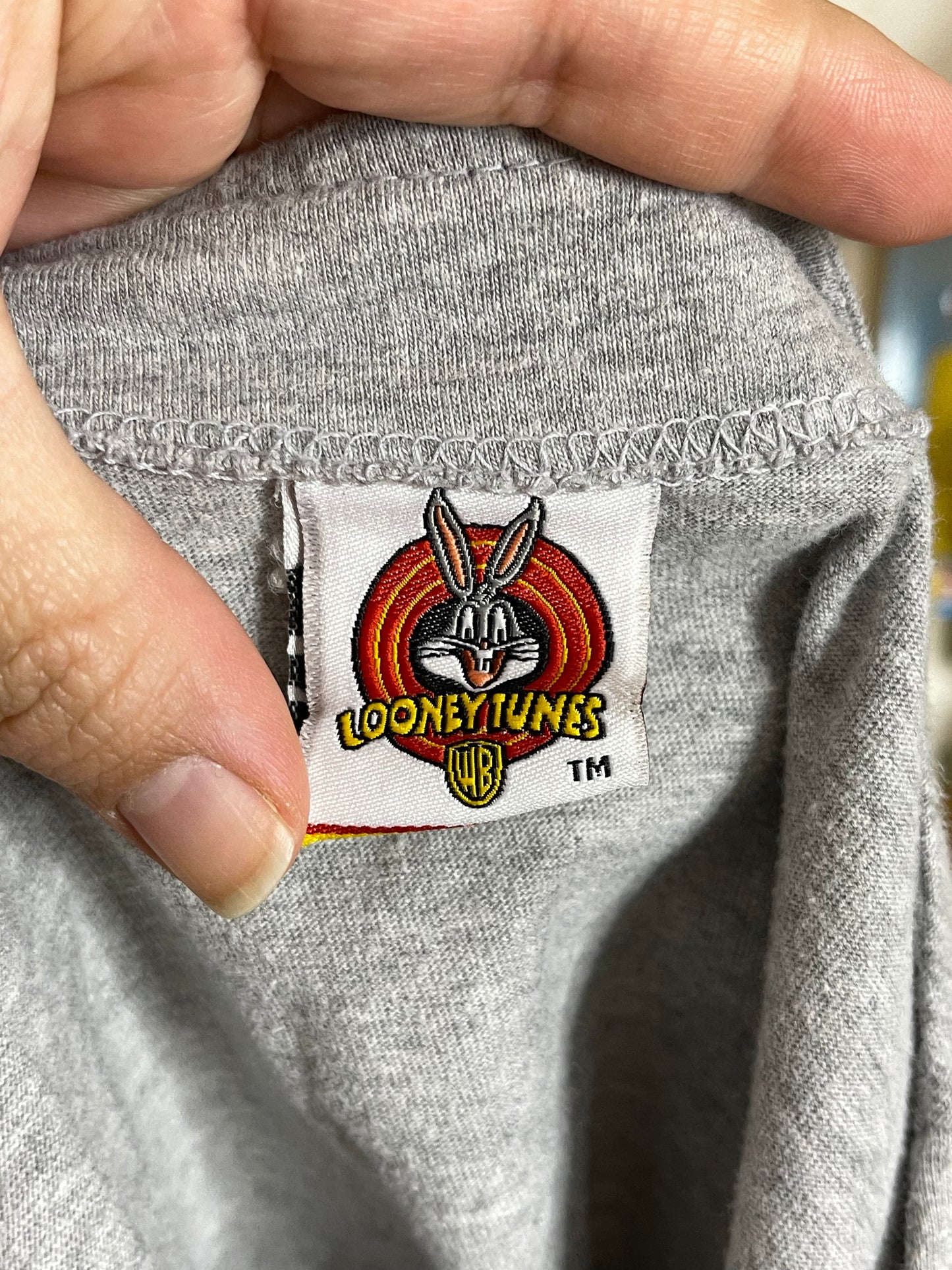 2000s Looney Tunes Plus Size Baseball Style Top Sz 2X