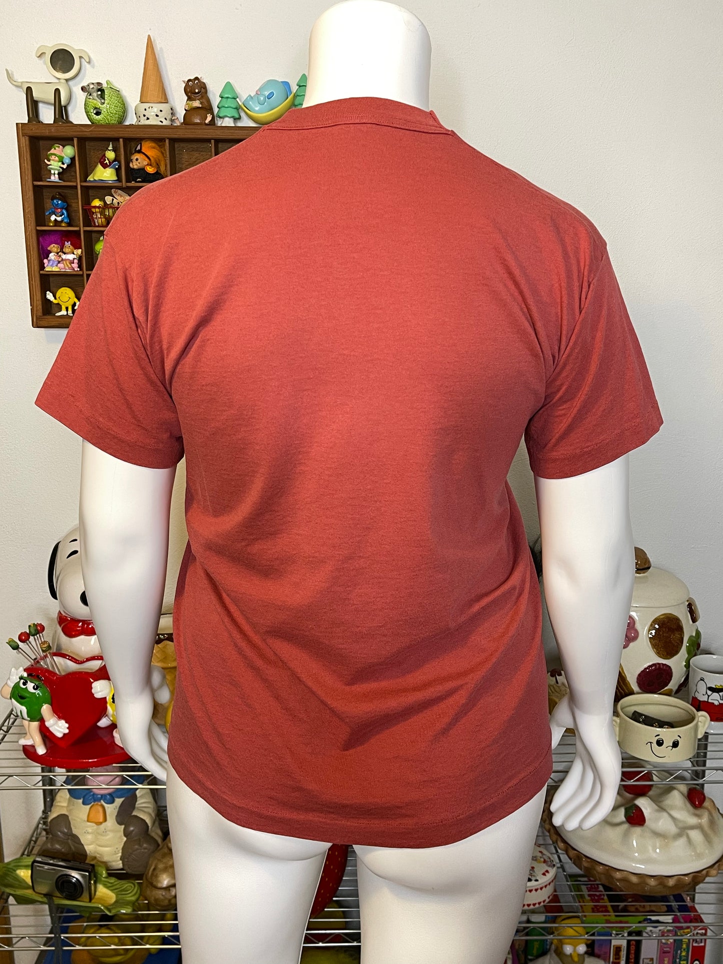 Vintage 90s Fall Bear Graphic Tee Sz L