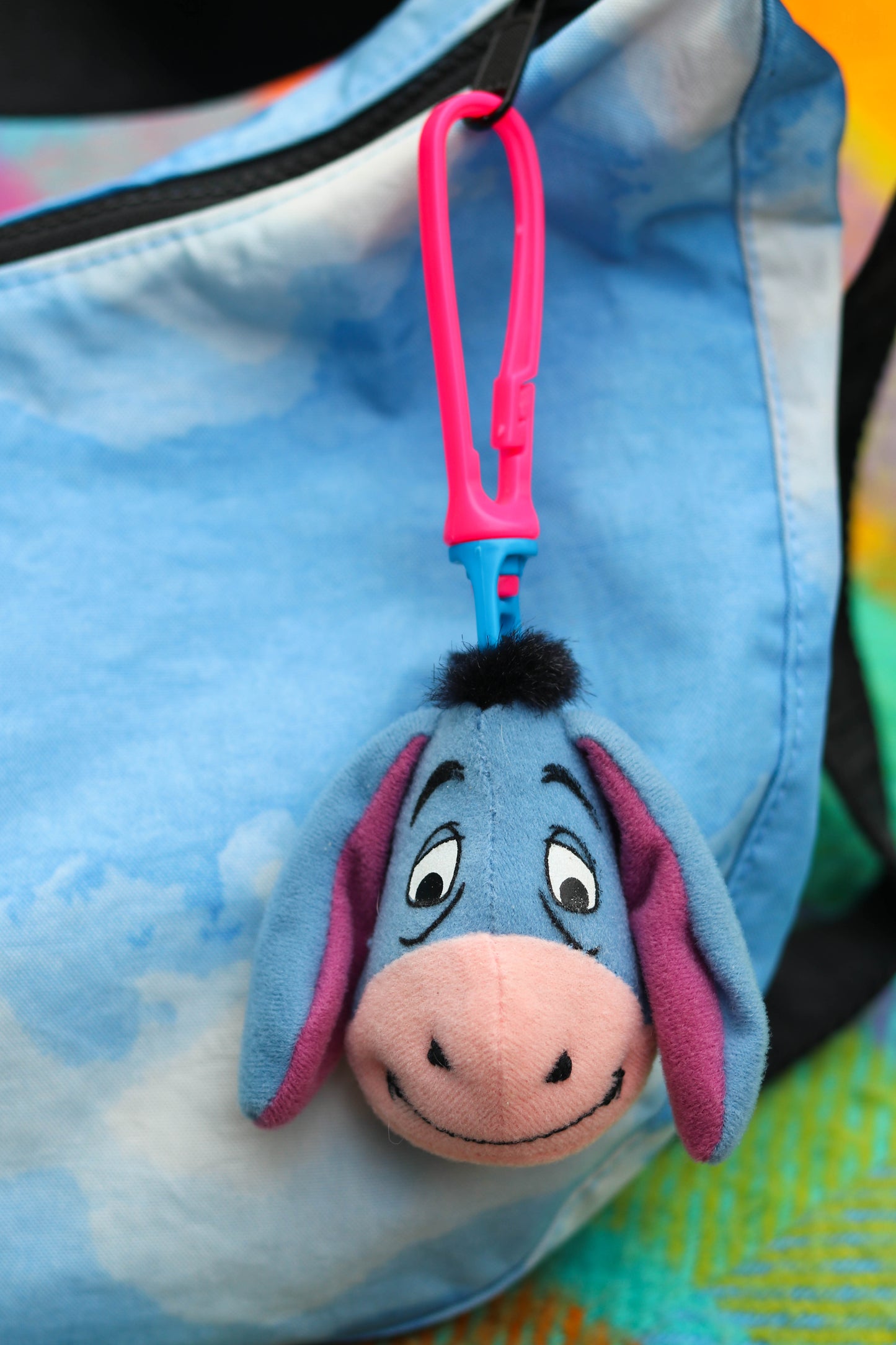 90s Eeyore Plush Keychain