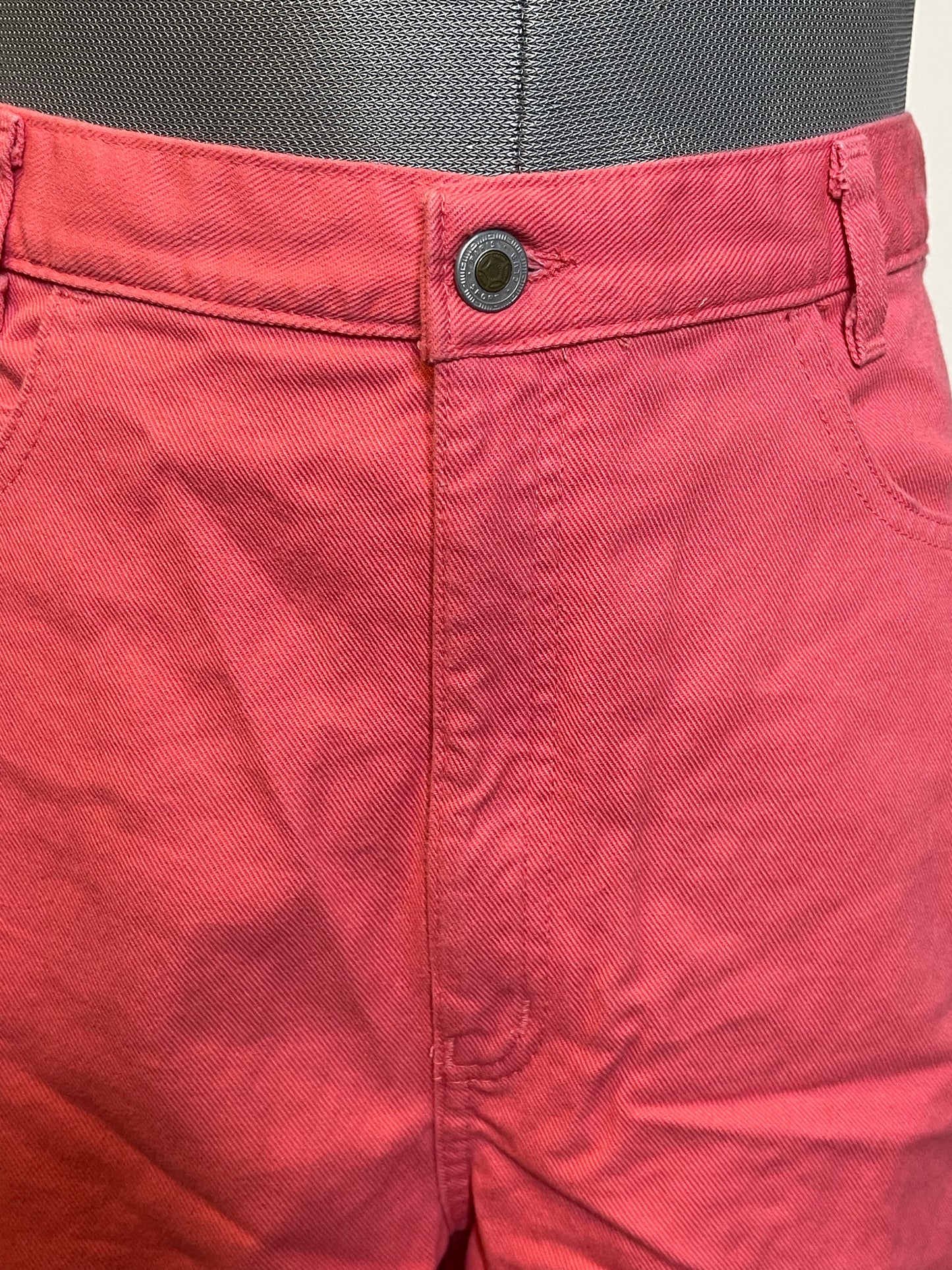 Vintage 90s Warm Pink High Waisted Bermuda Shorts Sz 11 28in