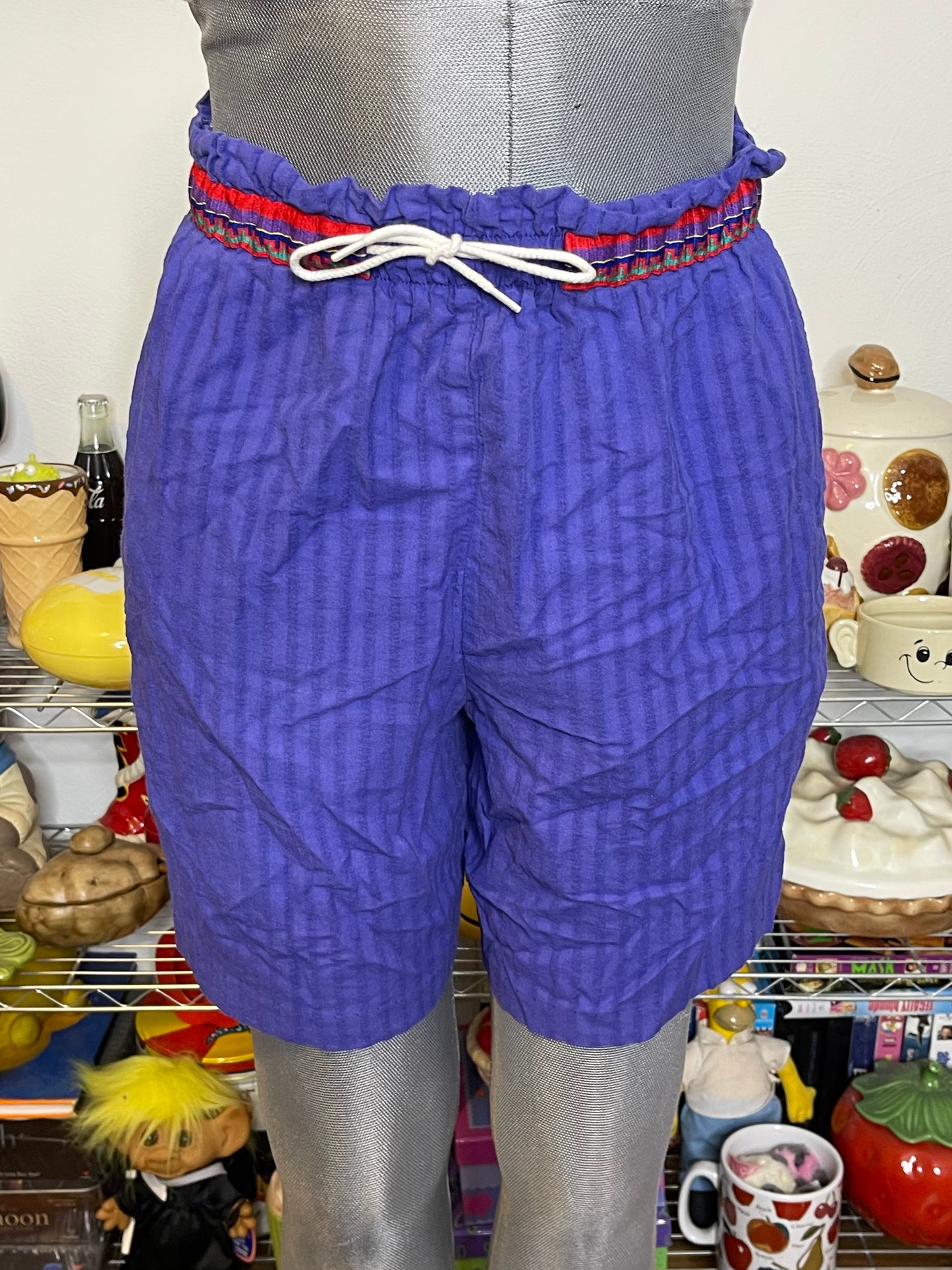 Vintage Funky Light Weight Purple Shorts Sz M