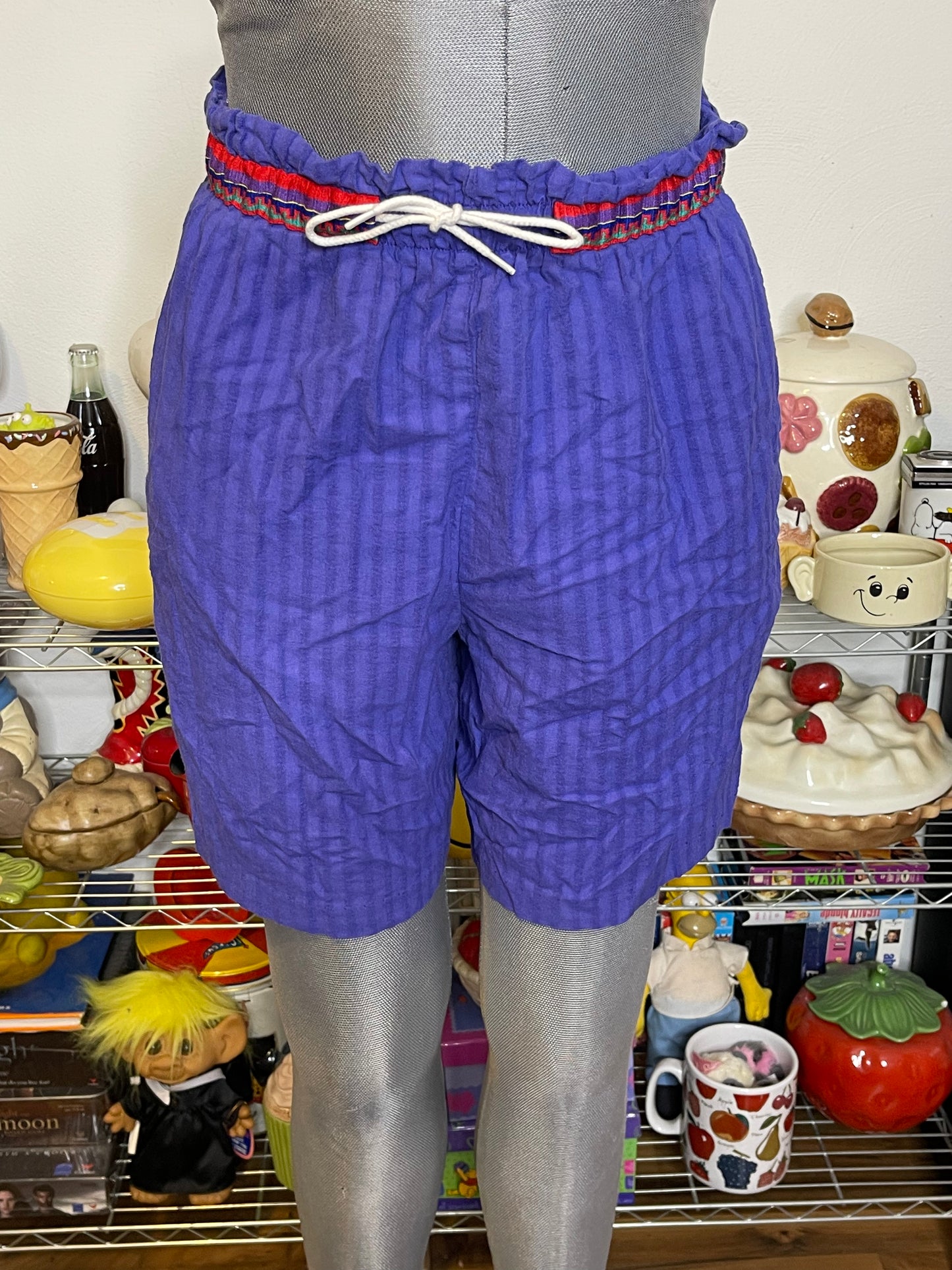 Vintage Funky Light Weight Purple Shorts Sz M