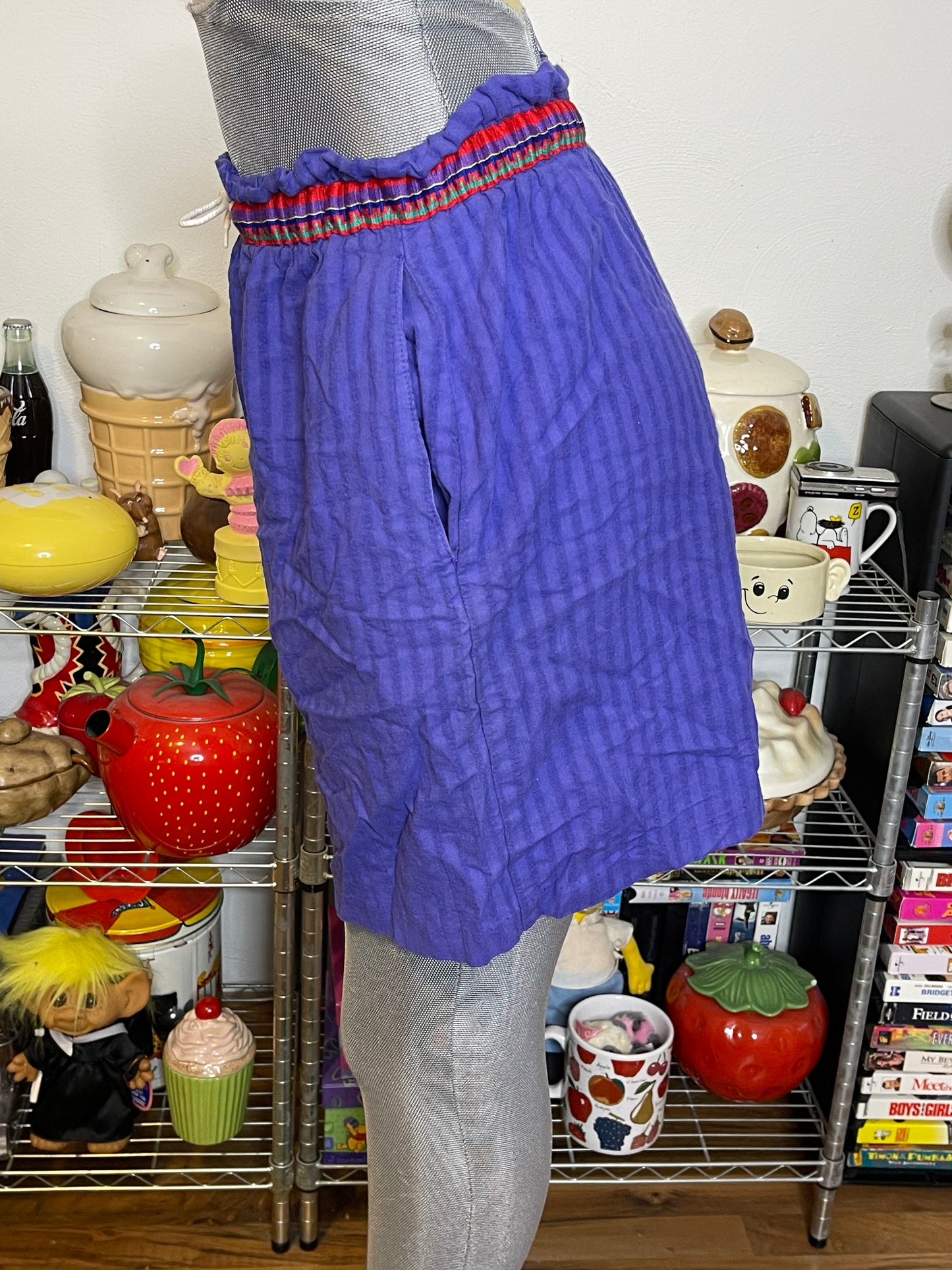 Vintage Funky Light Weight Purple Shorts Sz M