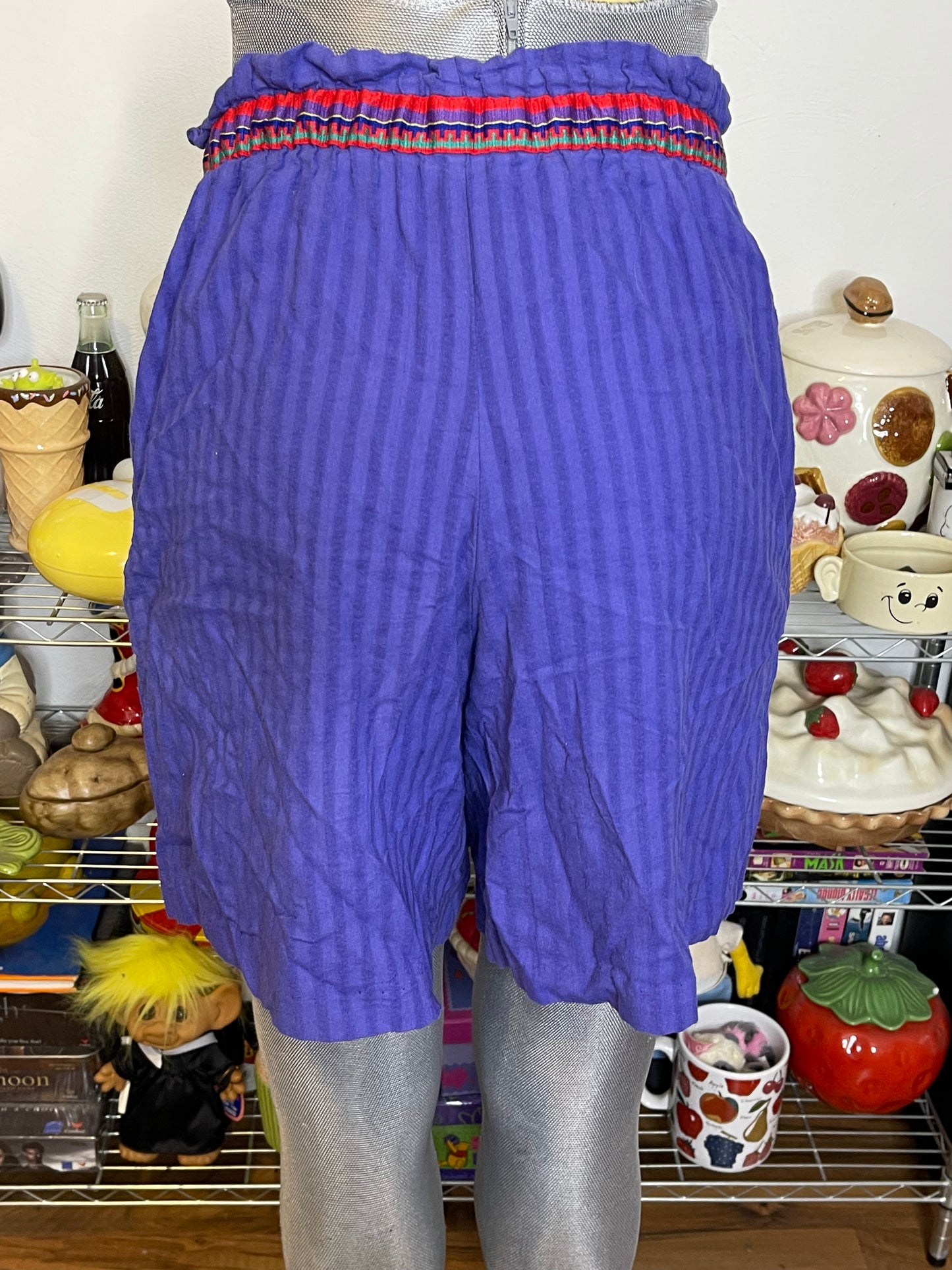 Vintage Funky Light Weight Purple Shorts Sz M