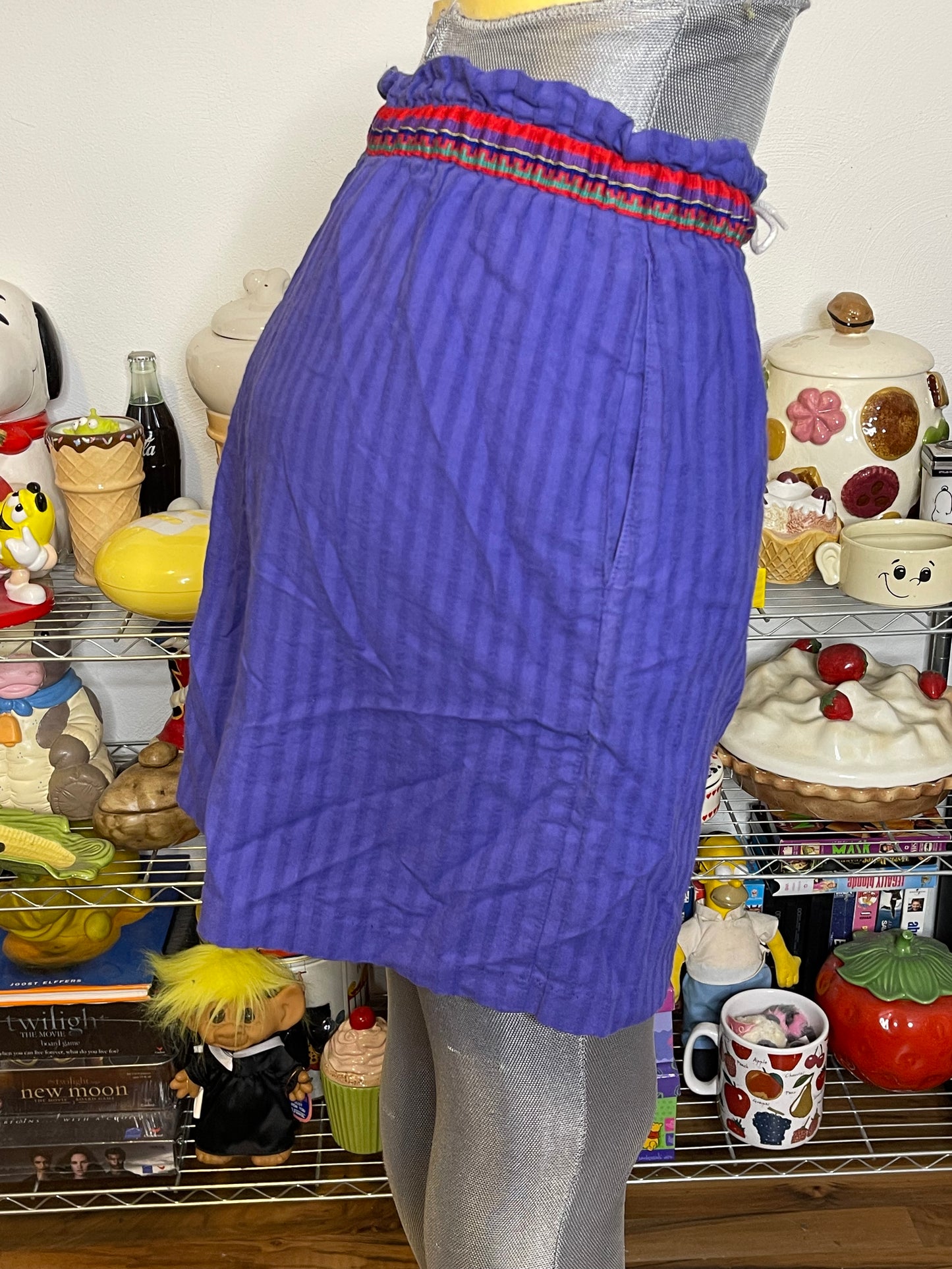 Vintage Funky Light Weight Purple Shorts Sz M