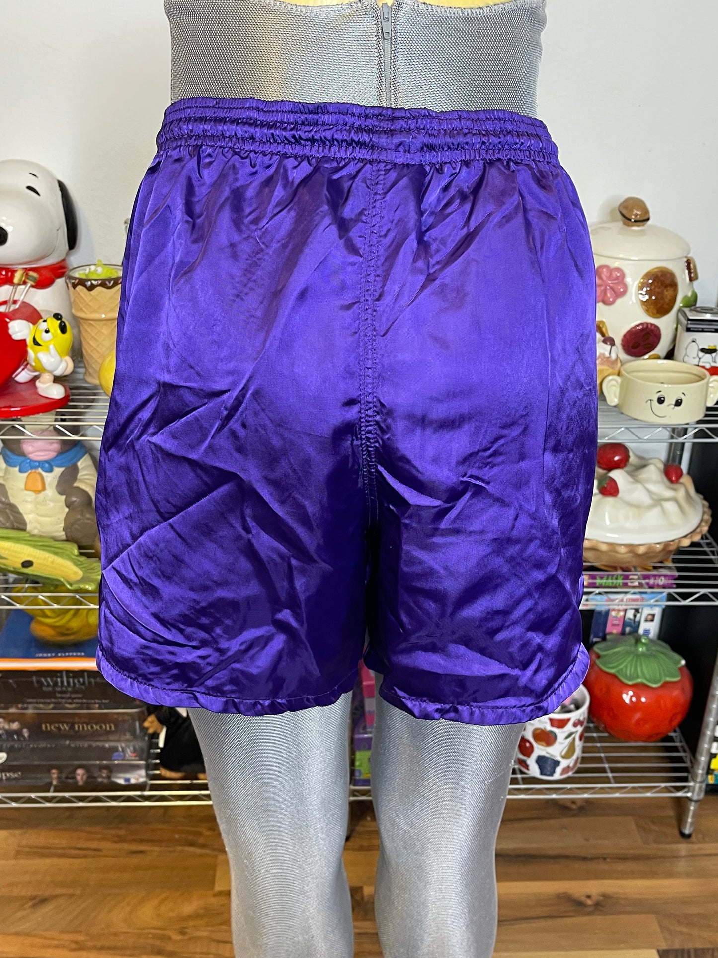 Vintage 90s Purple Nylon Adidas Shorts Sz M