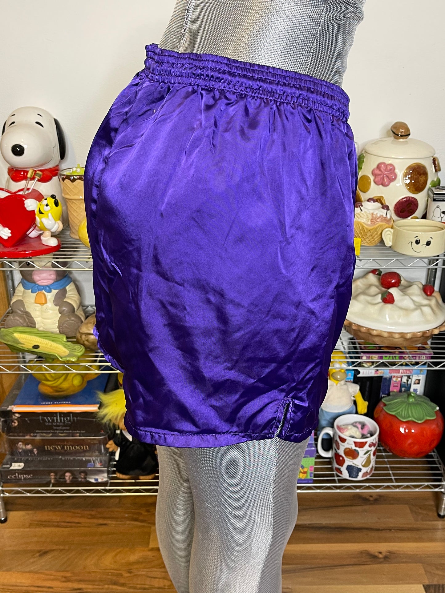 Vintage 90s Purple Nylon Adidas Shorts Sz M