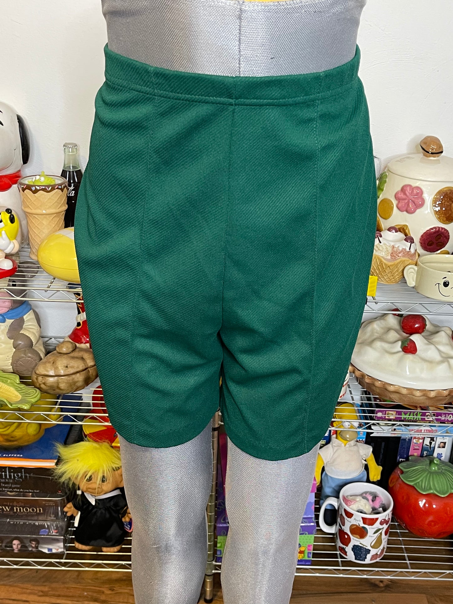 Vintage Green Camp Counselor High Waisted Shorts Sz L