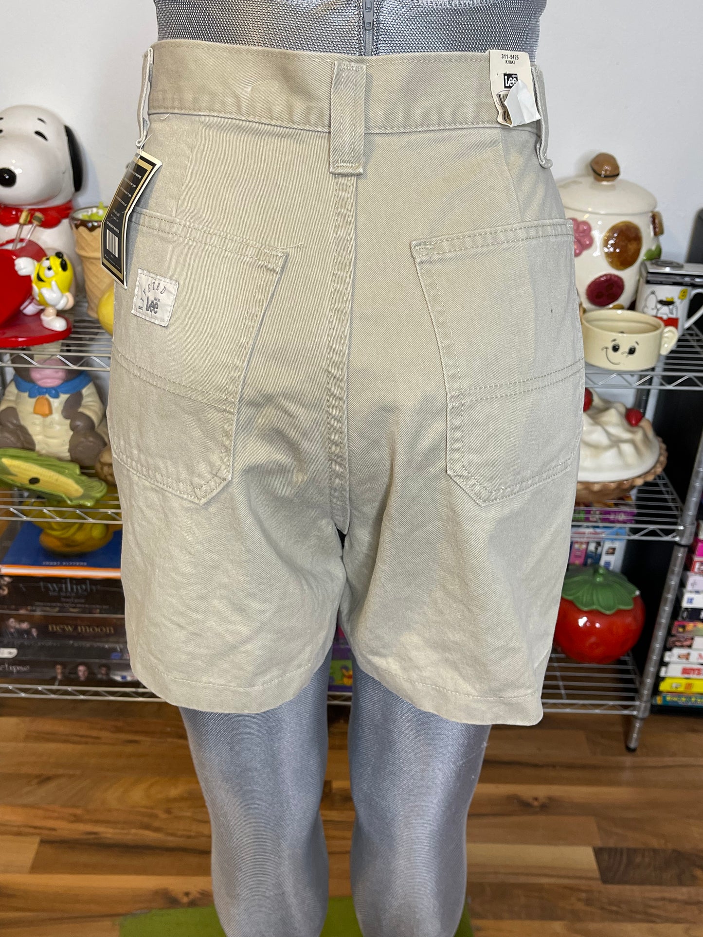 Vintage Deadstock Riveted By Lee Khaki Carpenter Shorts Sz 8 28in