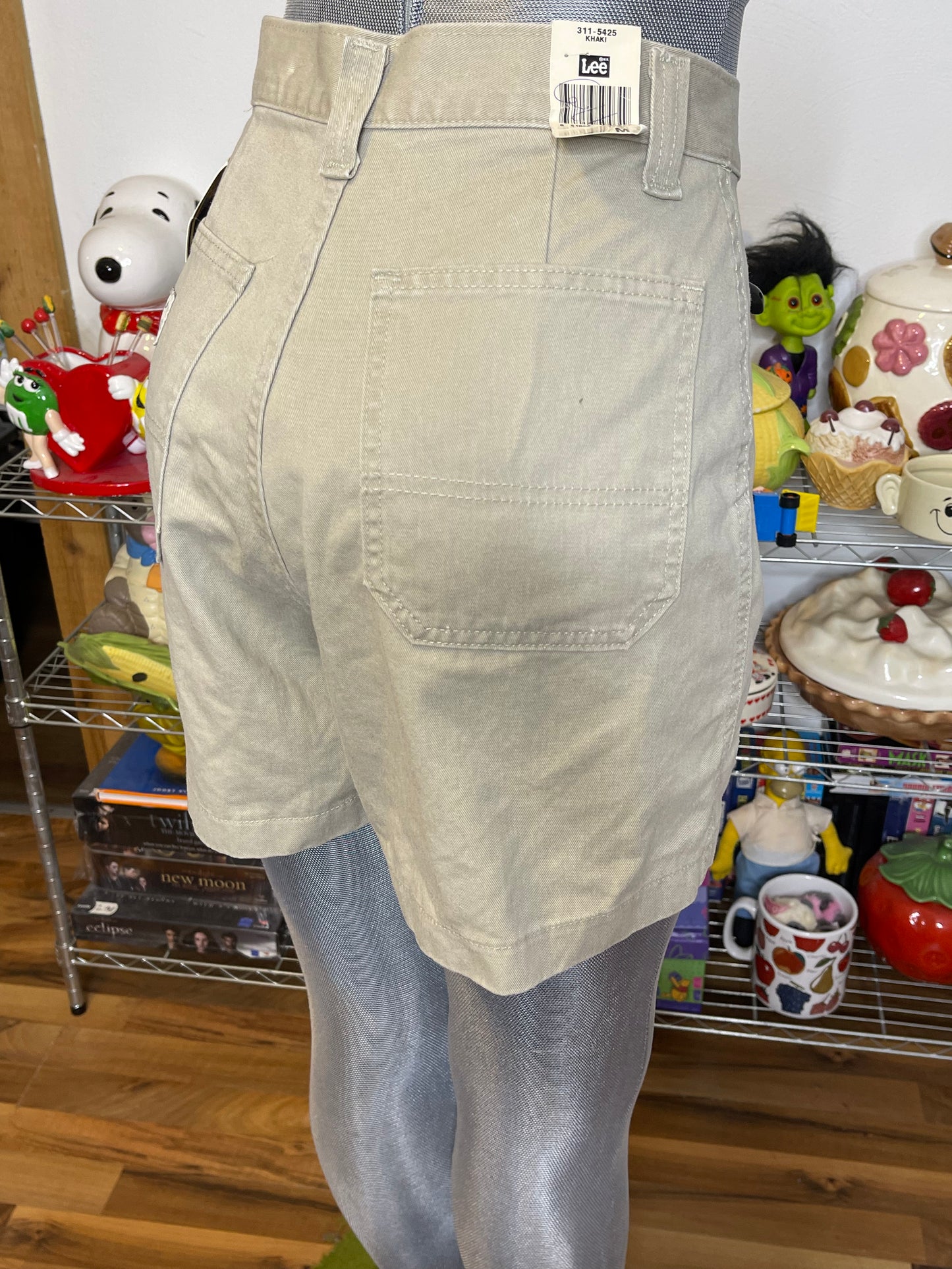 Vintage Deadstock Riveted By Lee Khaki Carpenter Shorts Sz 8 28in