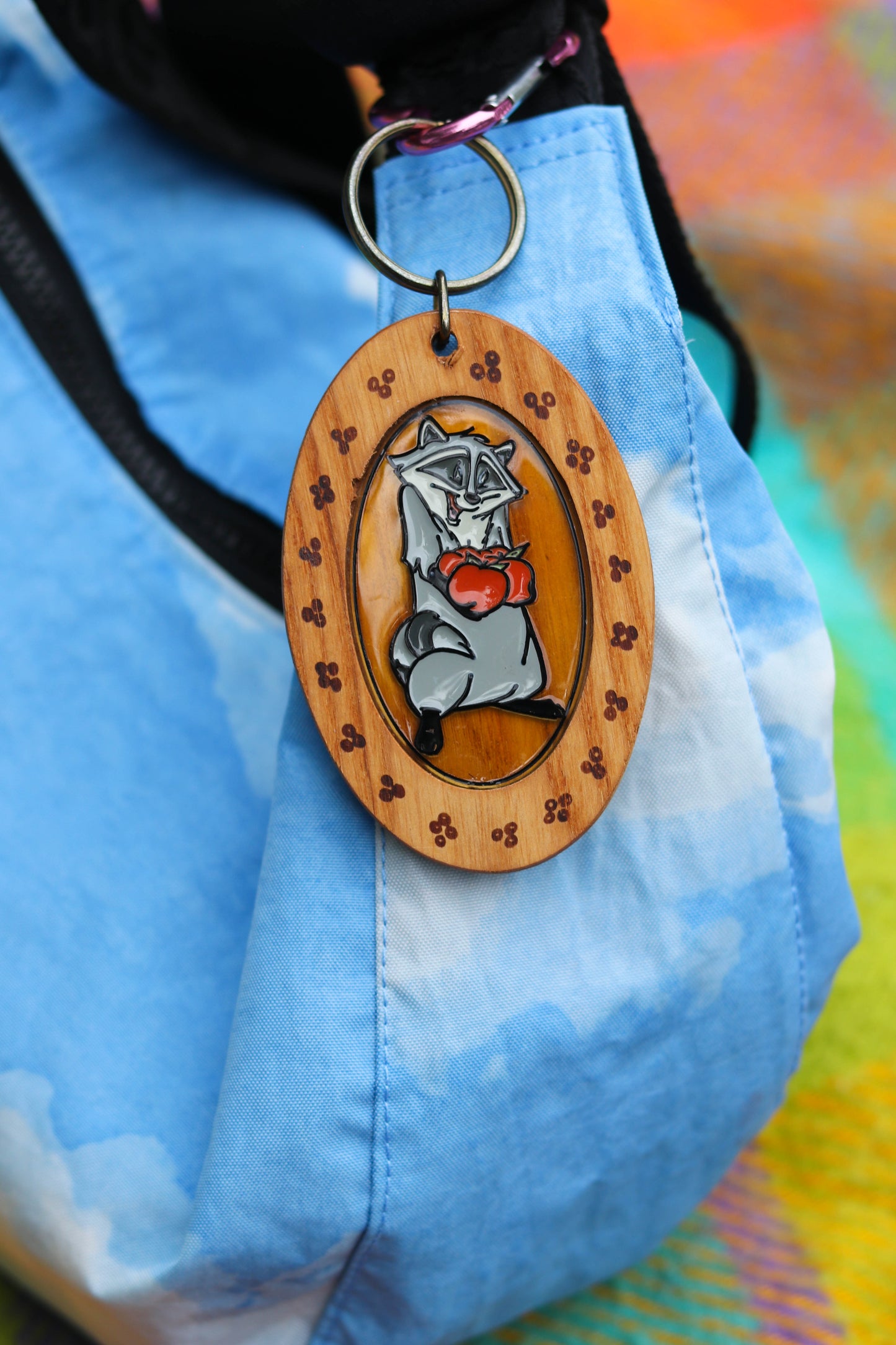 Vintage Meeko Keychain