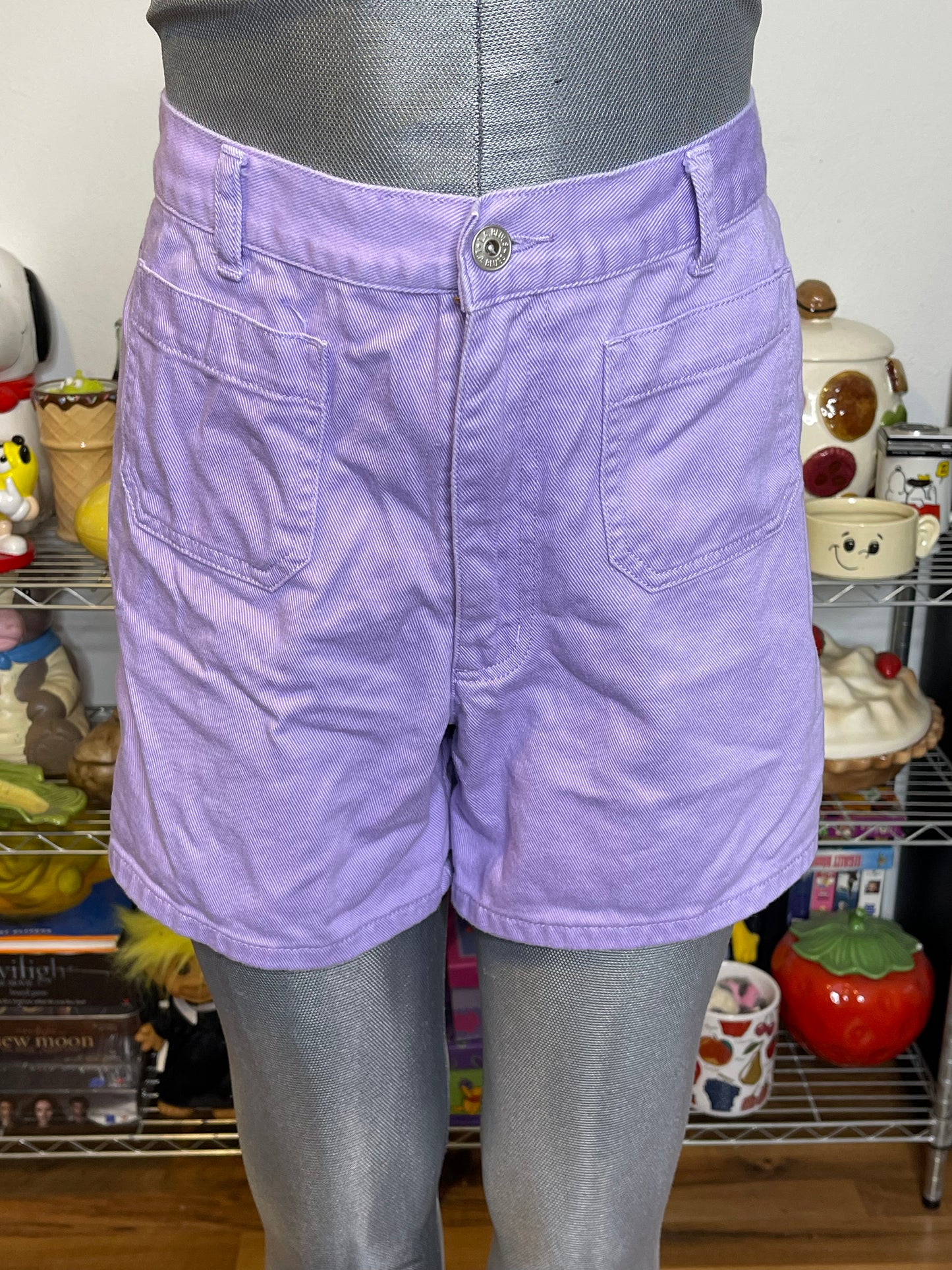 Vintage Lilac Purple Shorts Sz 12 31in