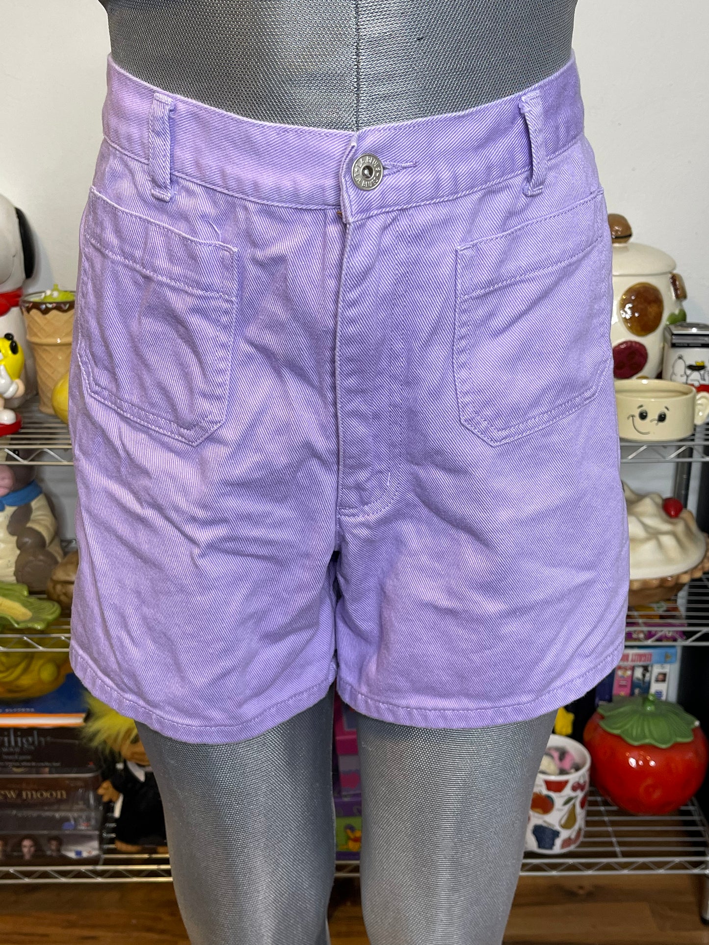 Vintage Lilac Purple Shorts Sz 12 31in