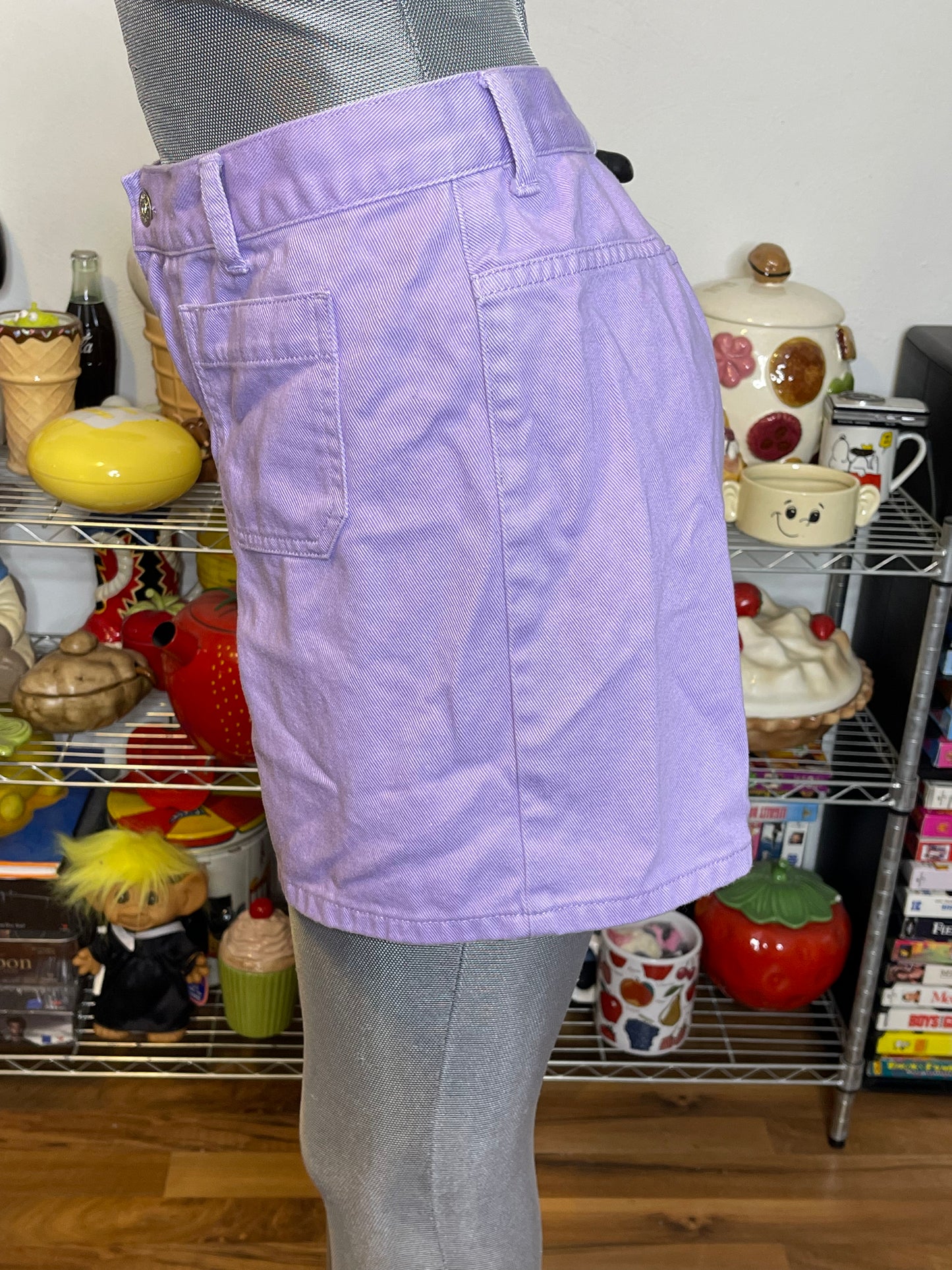 Vintage Lilac Purple Shorts Sz 12 31in