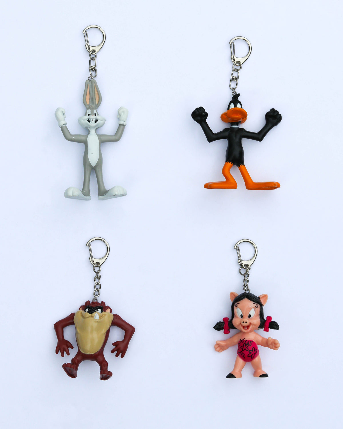 Vintage Upcyled Looney Tunes Keychains
