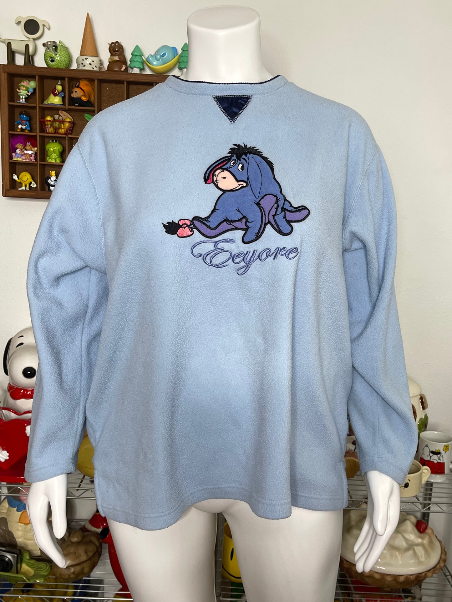 2000s Eeyore fleece oversized sweater sz 22w/24w