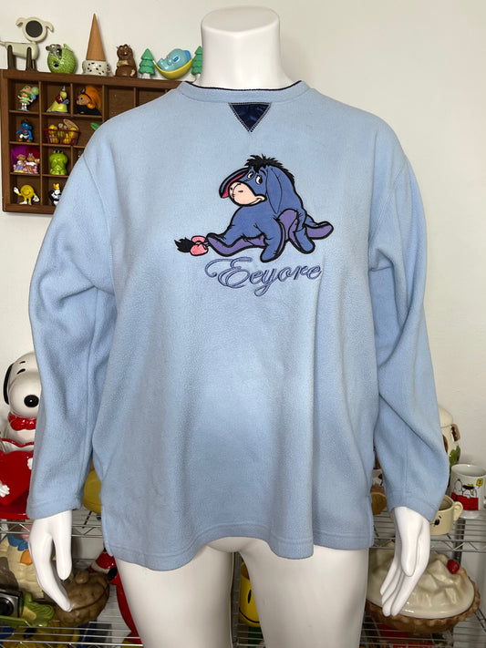 2000s Eeyore fleece oversized sweater sz 22w/24w