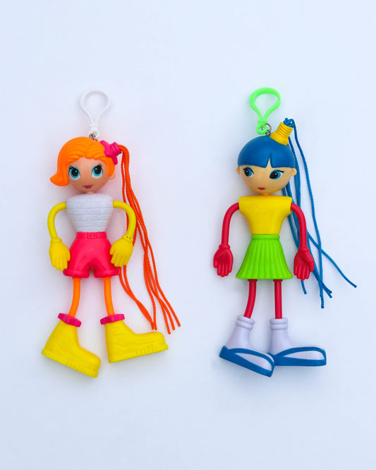 2000s Betty Spaghetty Dolls Upcycled Keychains