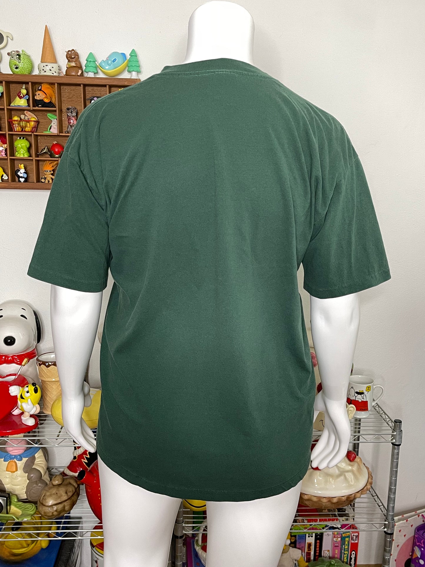 Vintage 90s Green Eagle Graphic Tee Sz XL