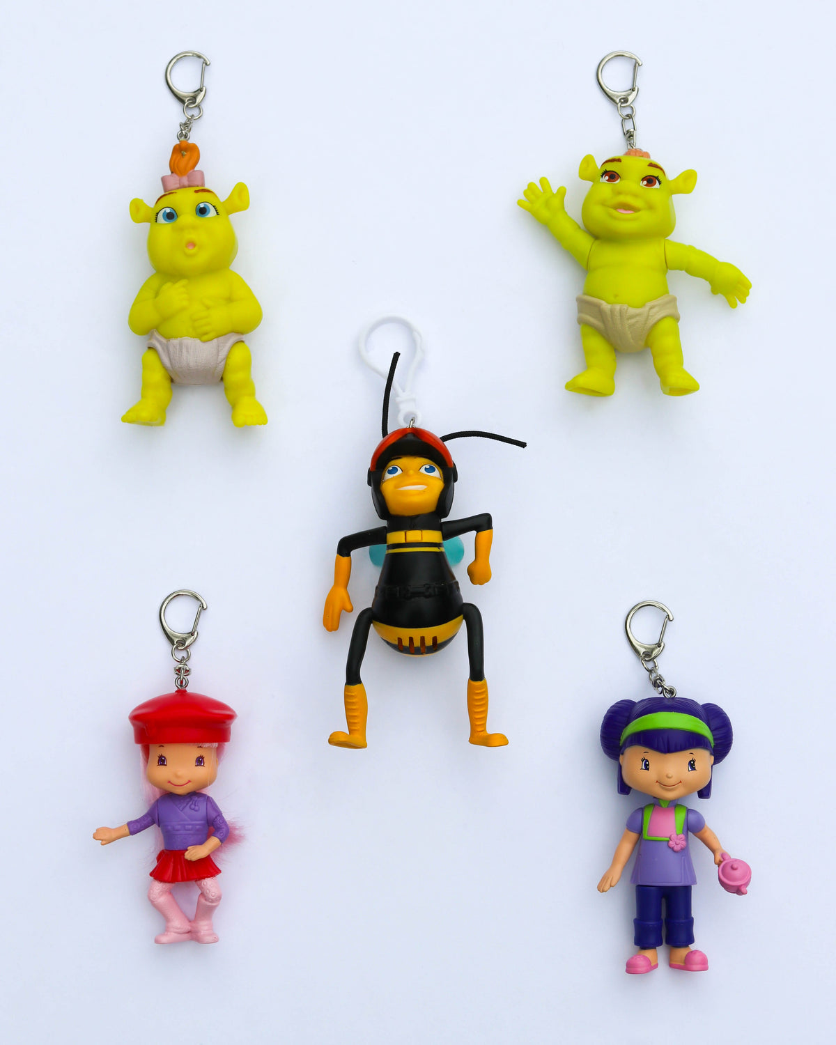 2000s Upcyled Cartoon Keychains