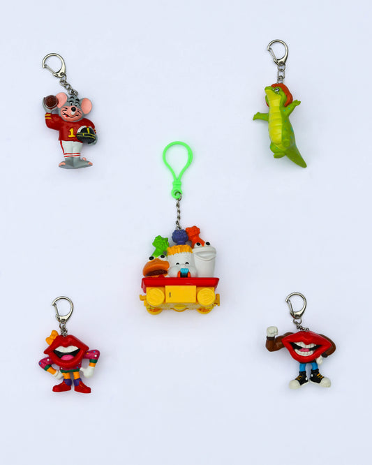 Vintage Upcyled Fast Food Keychains