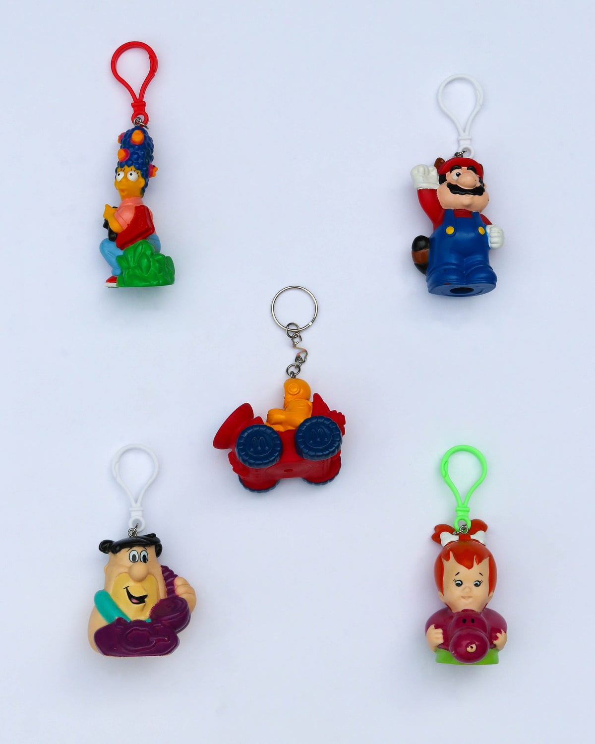 Vintage Upcyled Cartoon Keychains #13