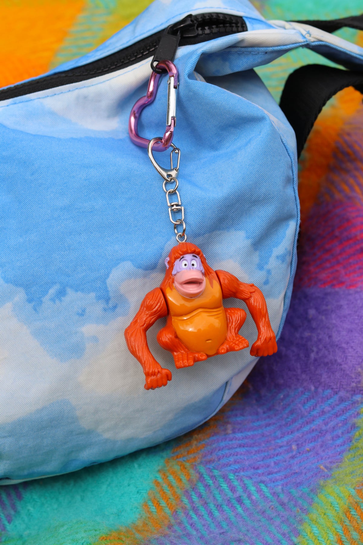 Vintage Upcyled Cartoon Keychains #12