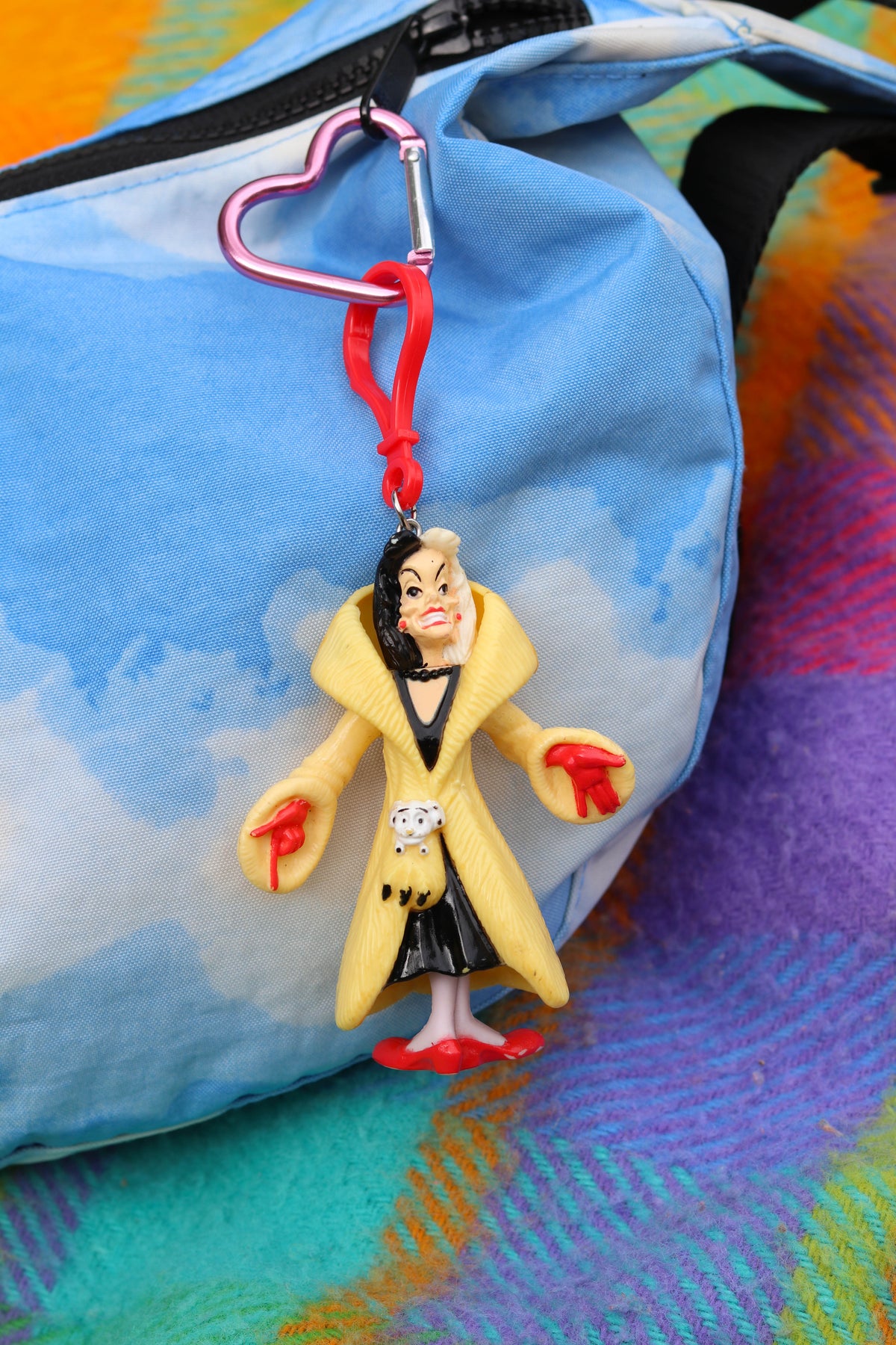 Vintage Upcyled Cartoon Keychains #12
