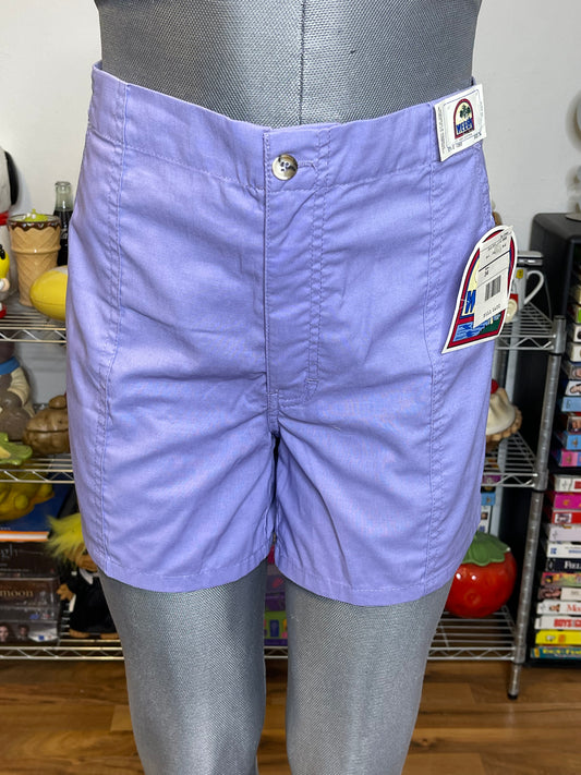 Vintage Deadstock Purple Cotton Shorts Sz L/XL