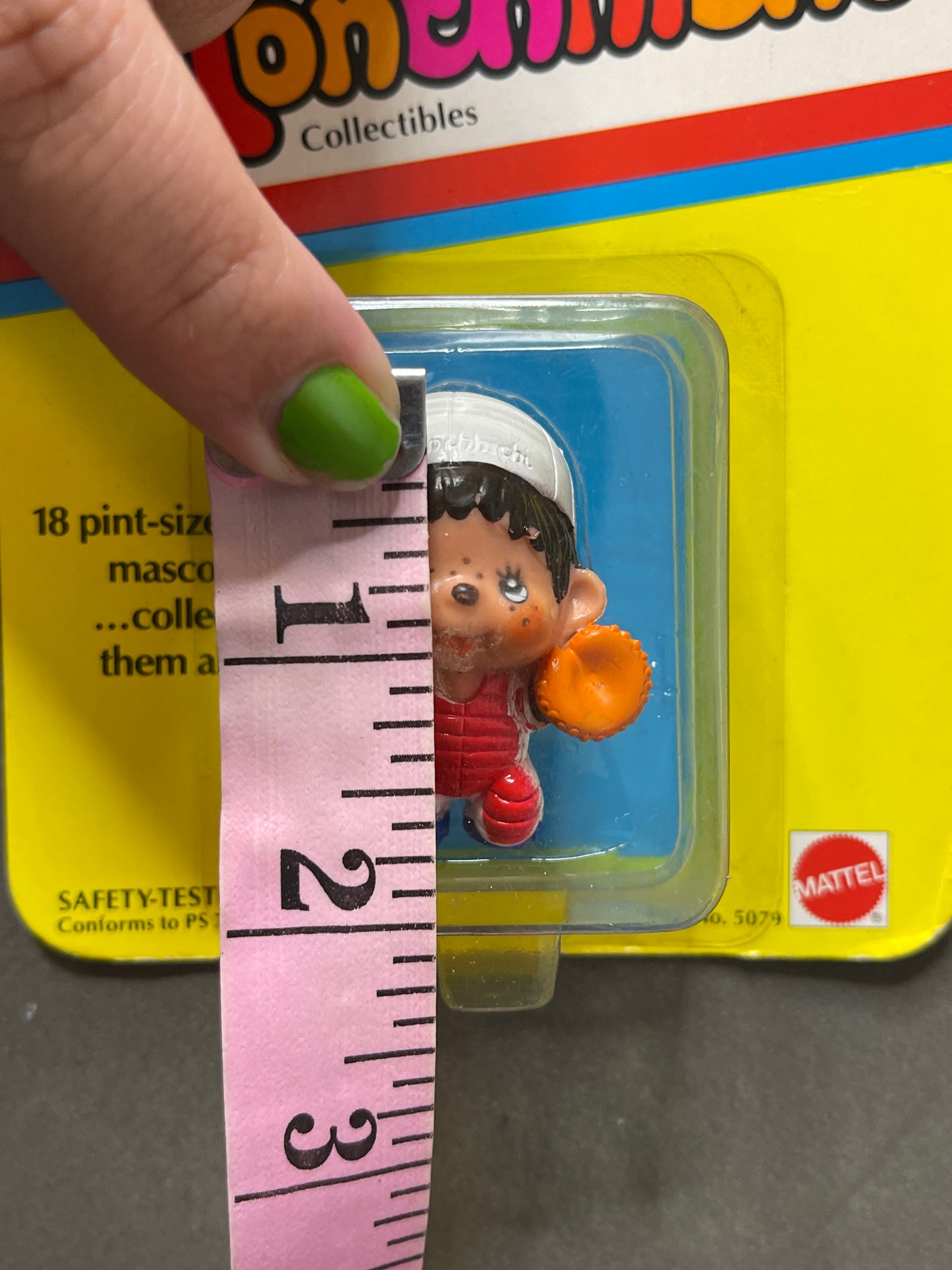 Vintage 80s Deadstock Monchhichi Collectible Trinket (Short Stop B)