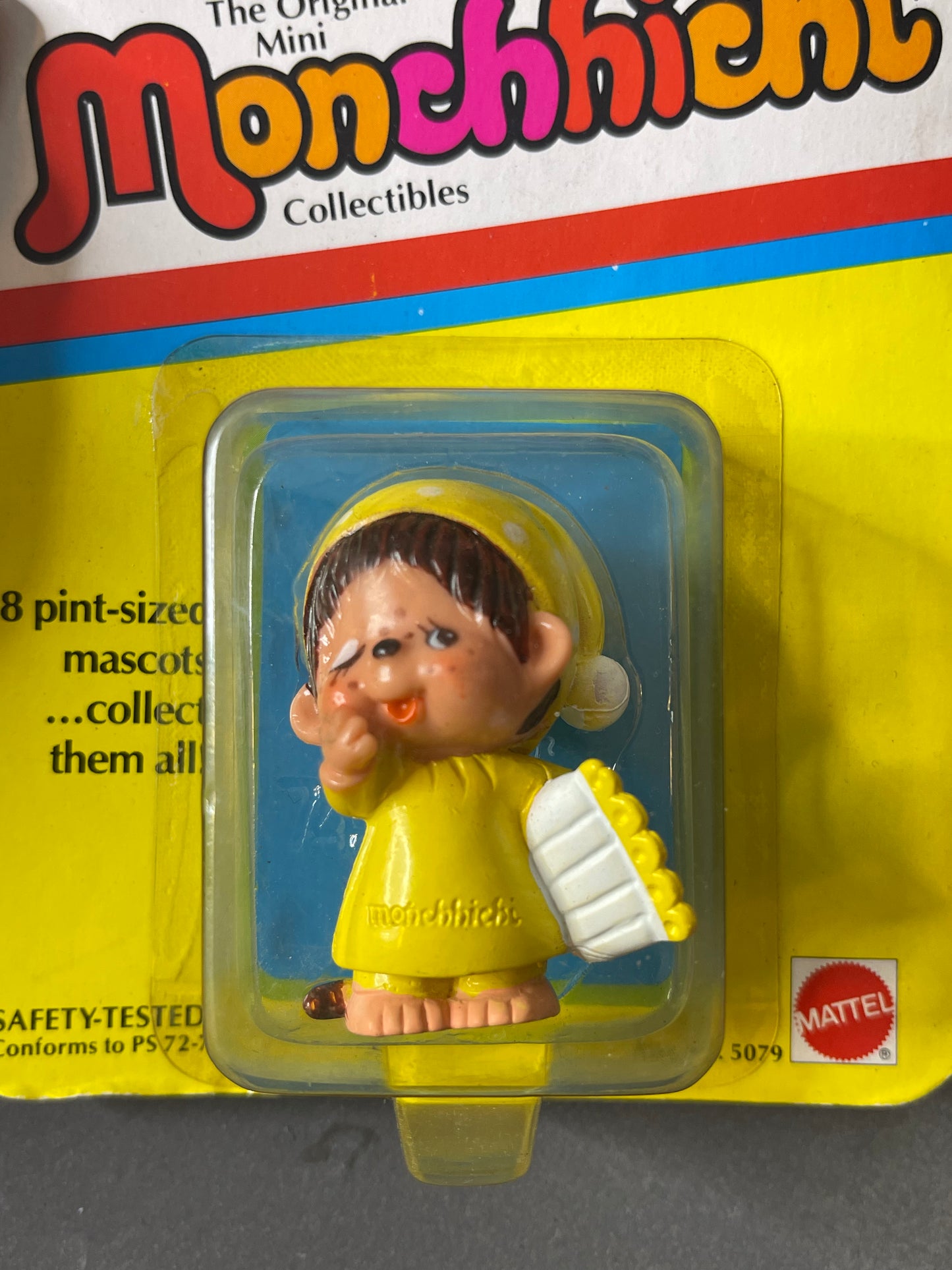 Vintage 80s Deadstock Monchhichi Collectible Trinket (Snuggler)
