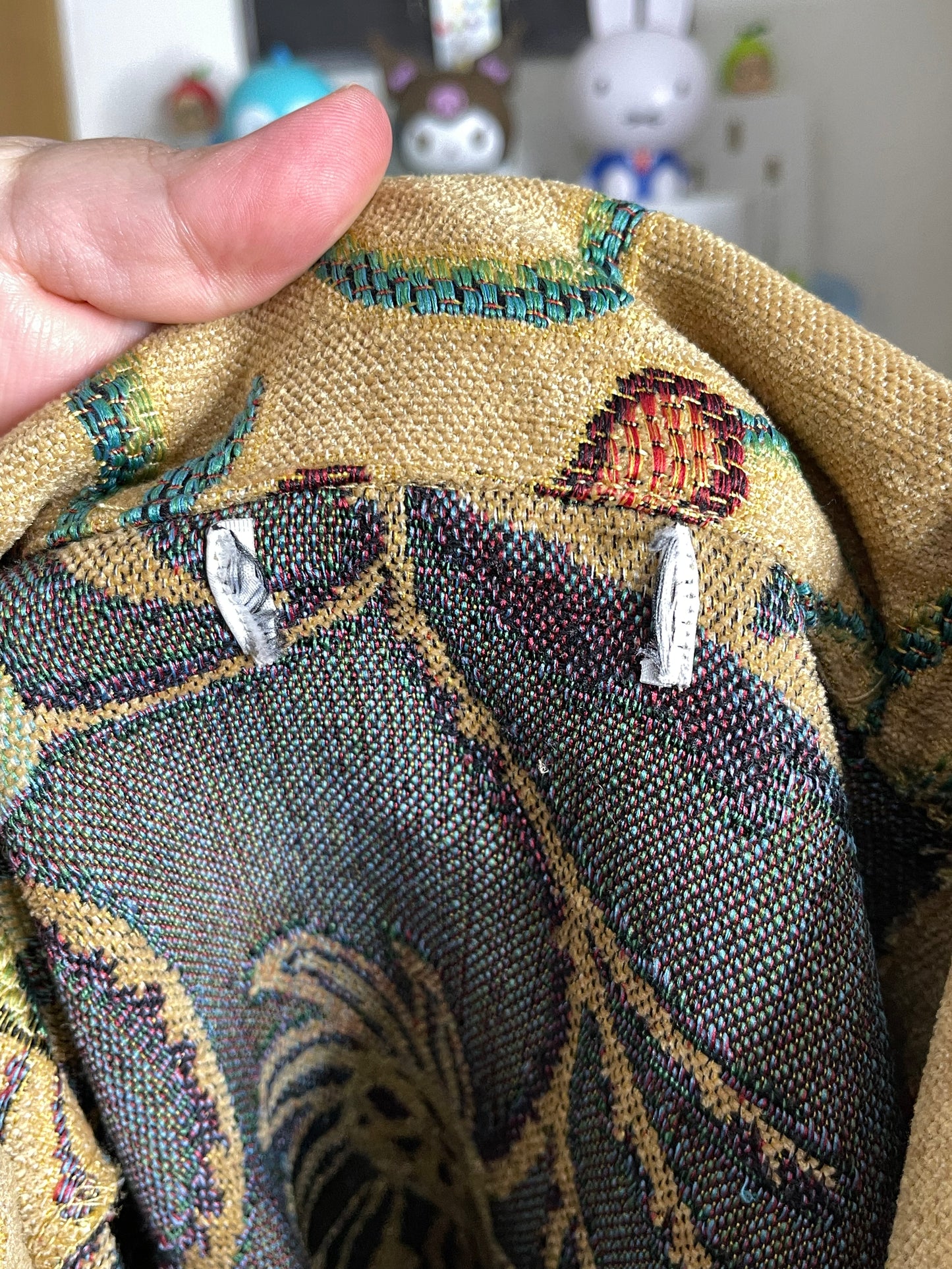 Vintage floral tapestry style jacket sz XXL