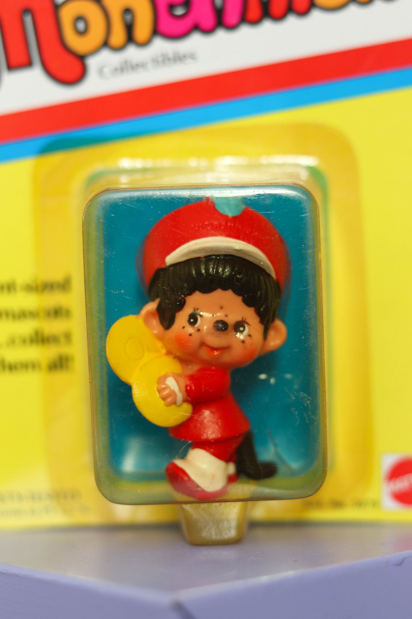 Vintage 80s Deadstock Monchhichi Collectible Trinket (Cymbalist)