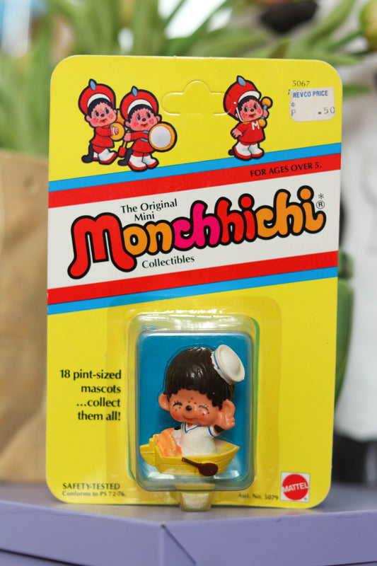 Vintage 80s Deadstock Monchhichi Collectible Trinket (Matey)