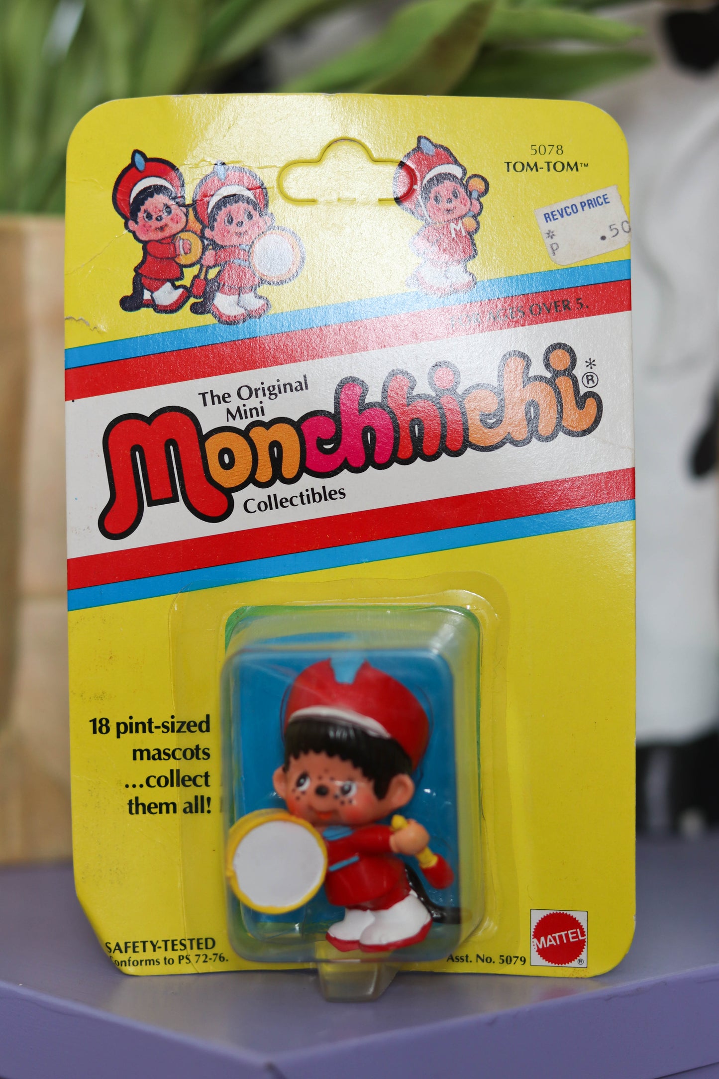 Vintage 80s Deadstock Monchhichi Collectible Trinket (Tom-Tom)