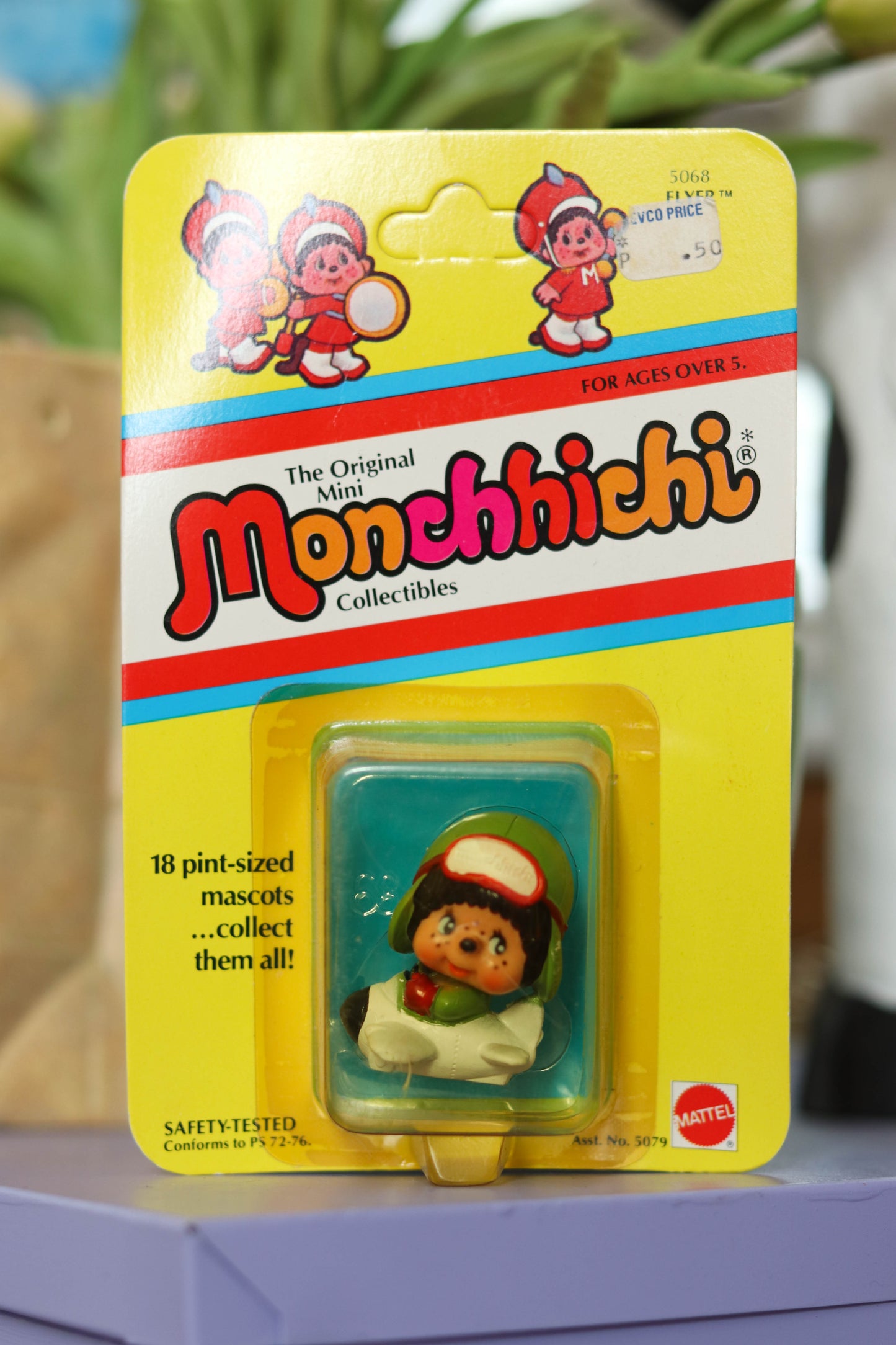 Vintage 80s Deadstock Monchhichi Collectible Trinket (Flyer)