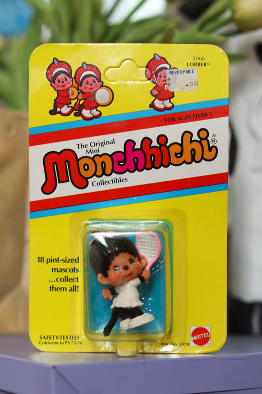 Vintage 80s Deadstock Monchhichi Collectible Trinket (Lobber)