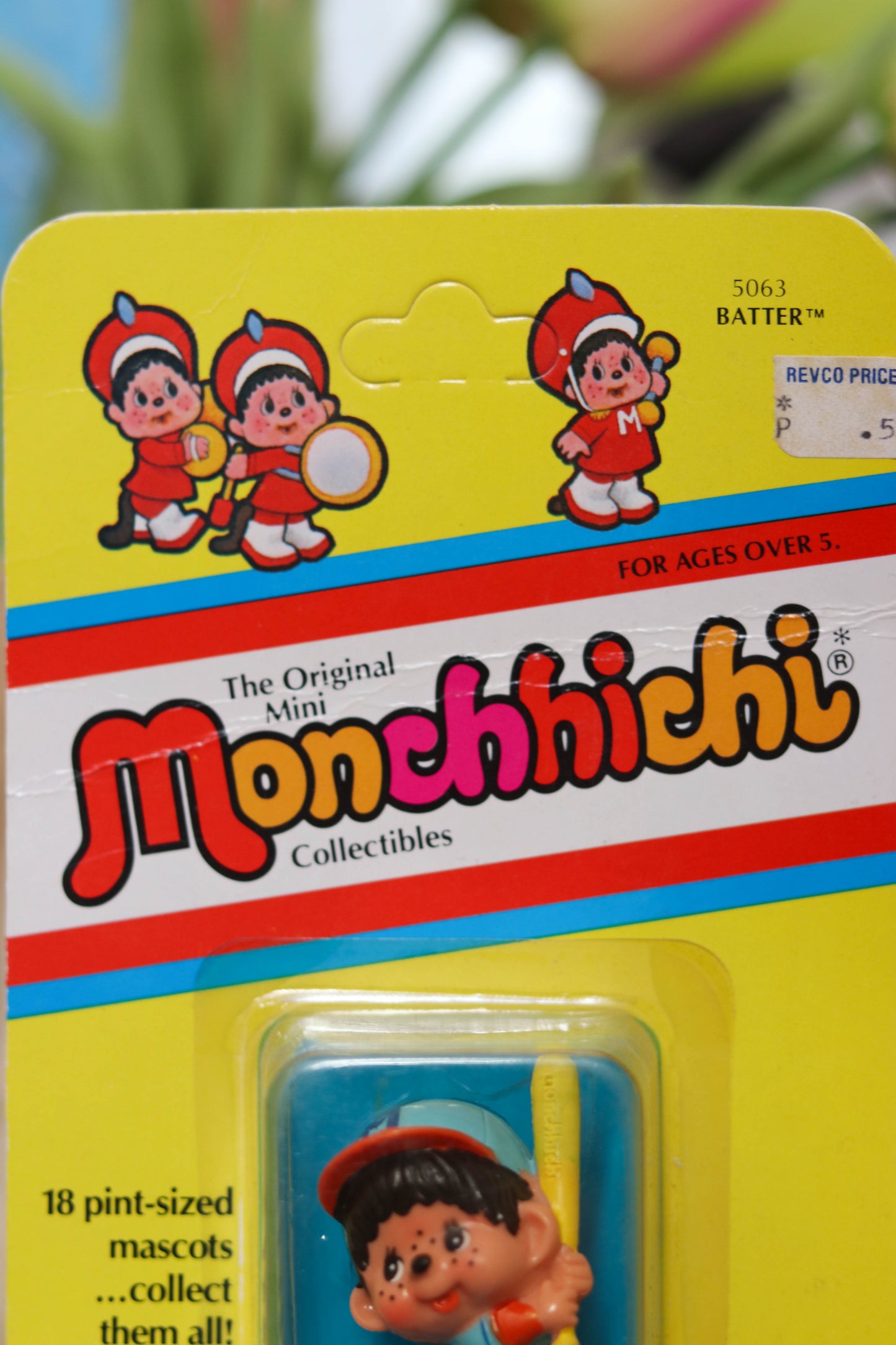 Vintage 80s Deadstock Monchhichi Collectible Trinket (Batter)