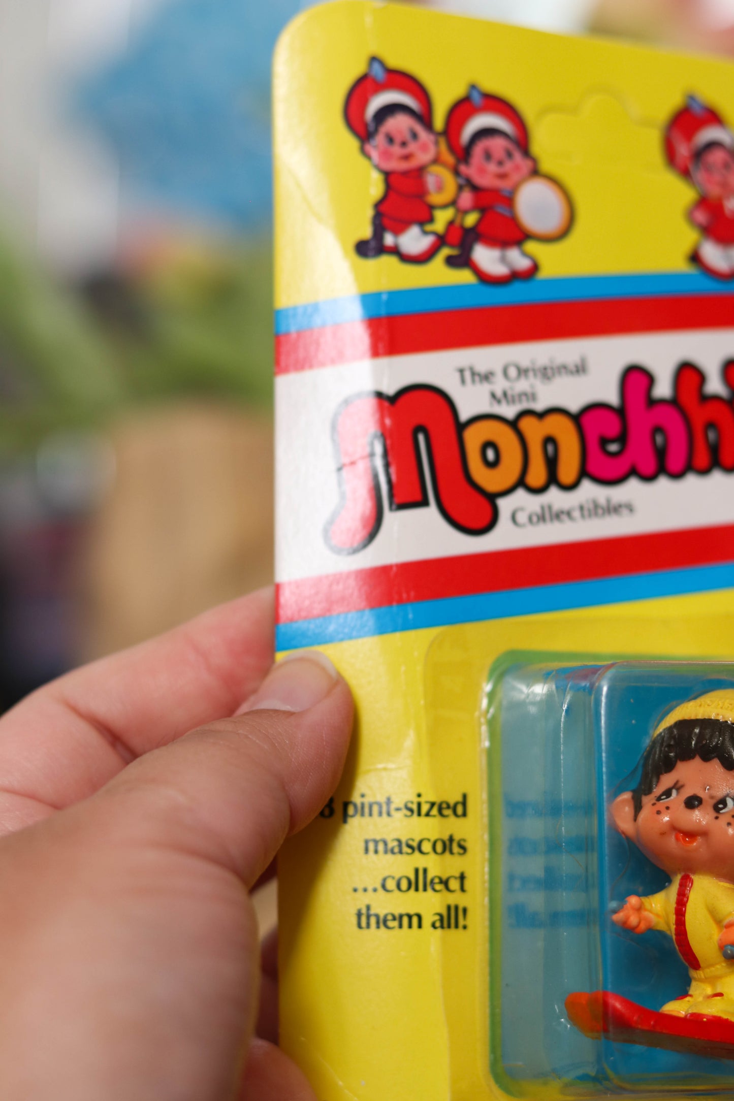Vintage 80s Deadstock Monchhichi Collectible Trinket (Hotdog)