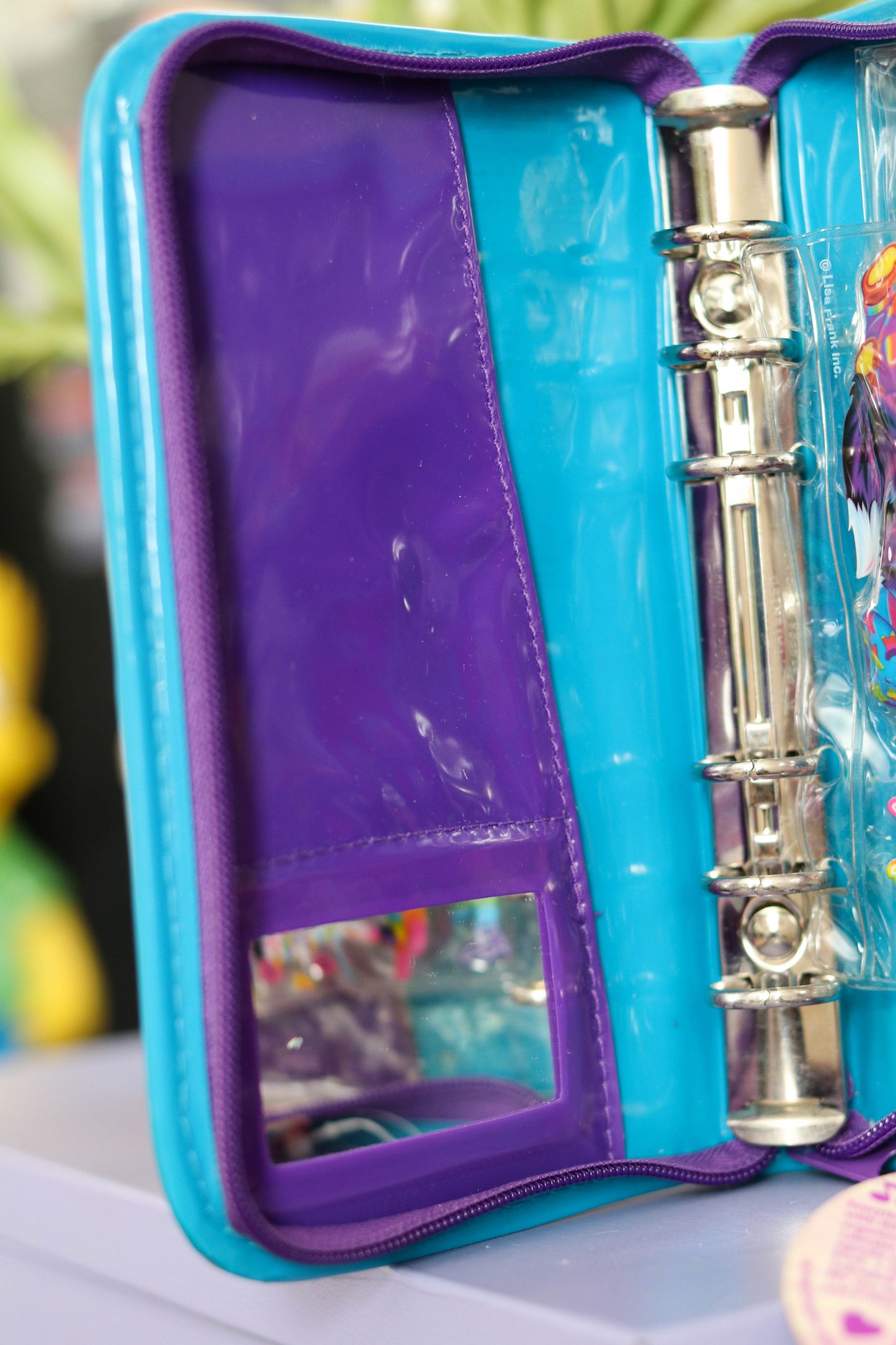 Vintage Lisa Frank Playtime Kittens Mini Binder Case
